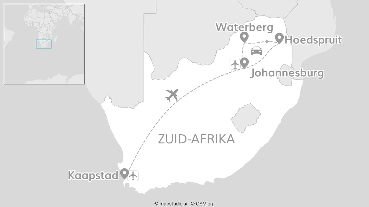 Zuid-Afrika roadtrip: van sightseeing tot safari's