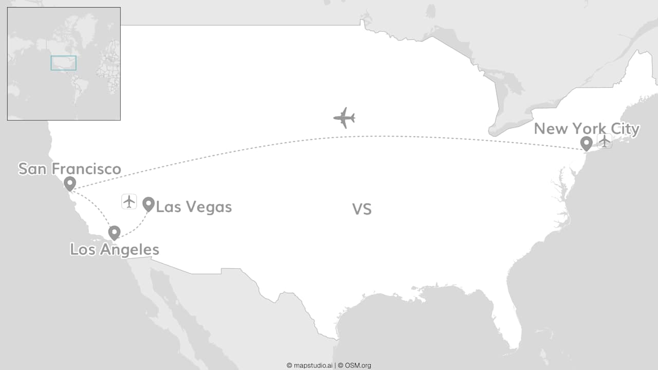 VS op z'n best: cityhoppen van oost naar west