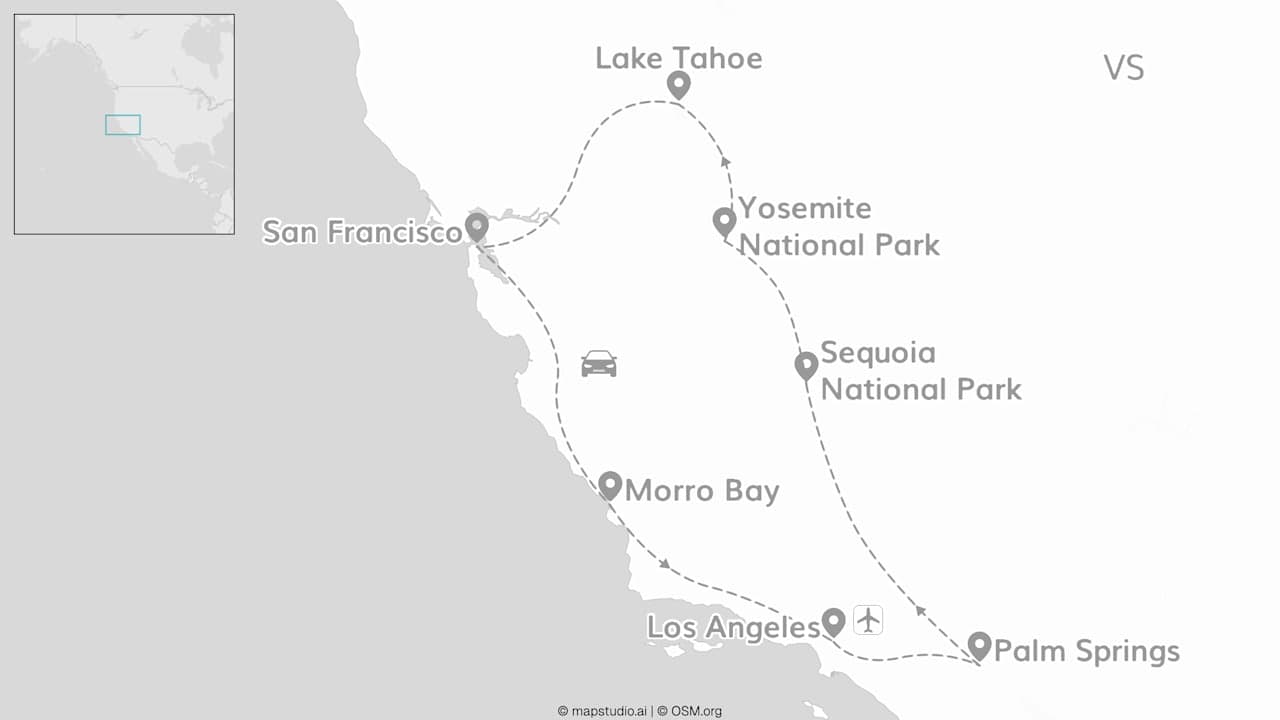 Ontdek Californië: wonderen van de westkust