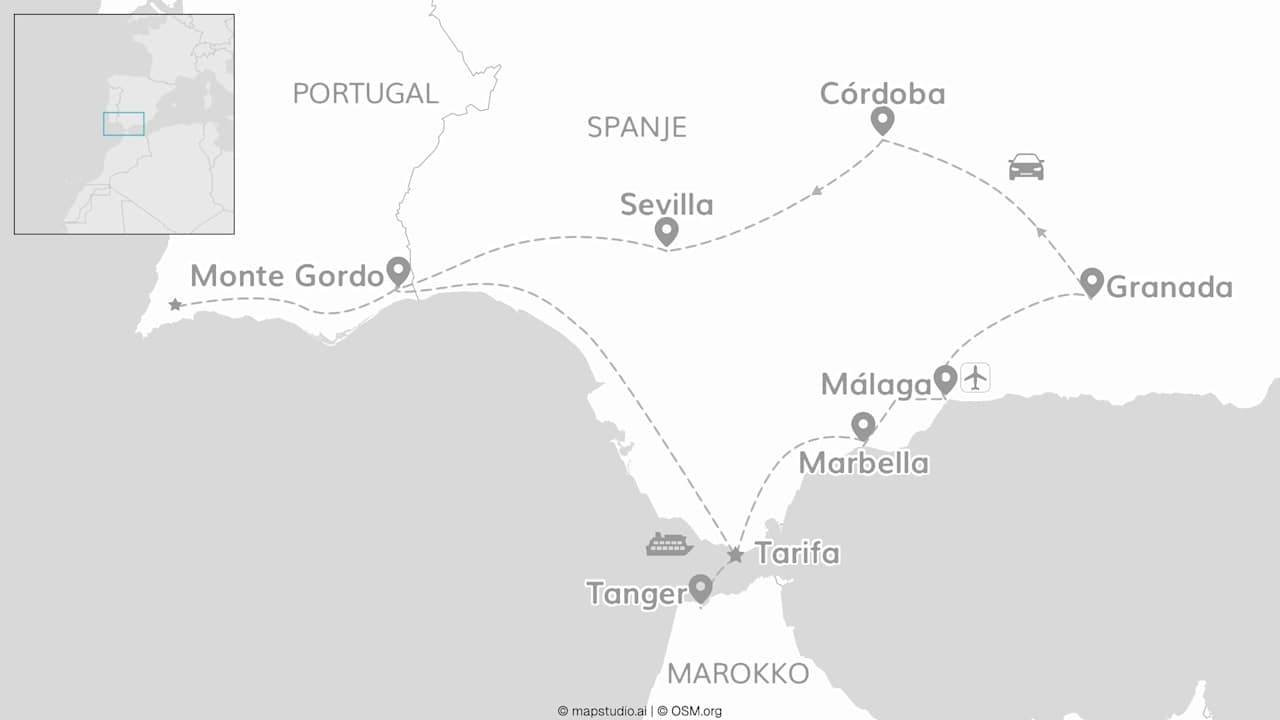 Spanje, Portugal & Marokko: roadtrip naar de blauwe stad