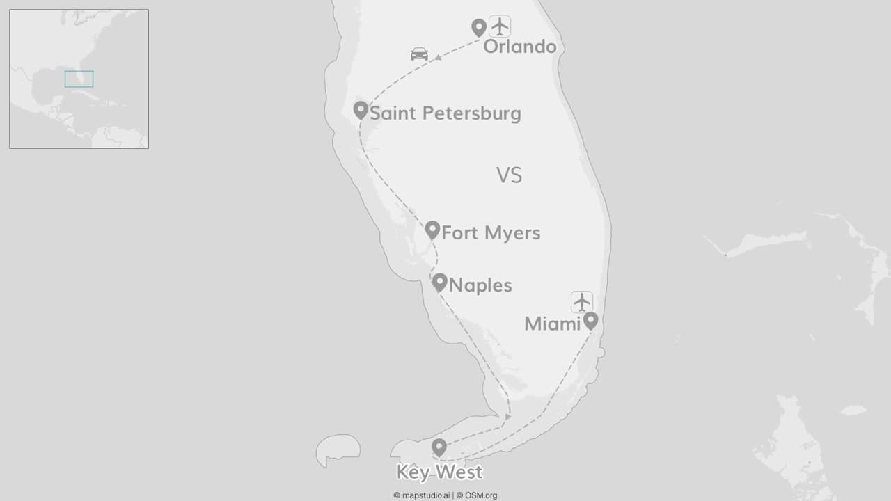 Florida roadtrip: cityhoppen in de Sunshine State