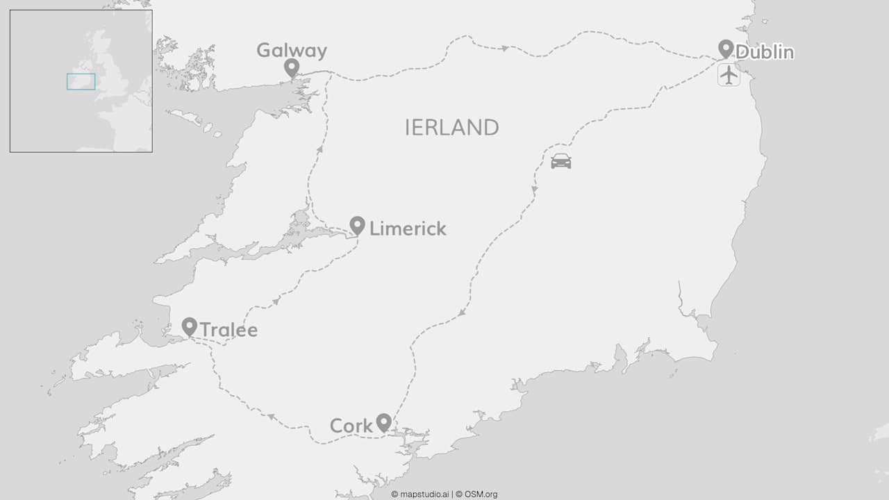 Ierland roadtrip: kliffen, kastelen & pubs