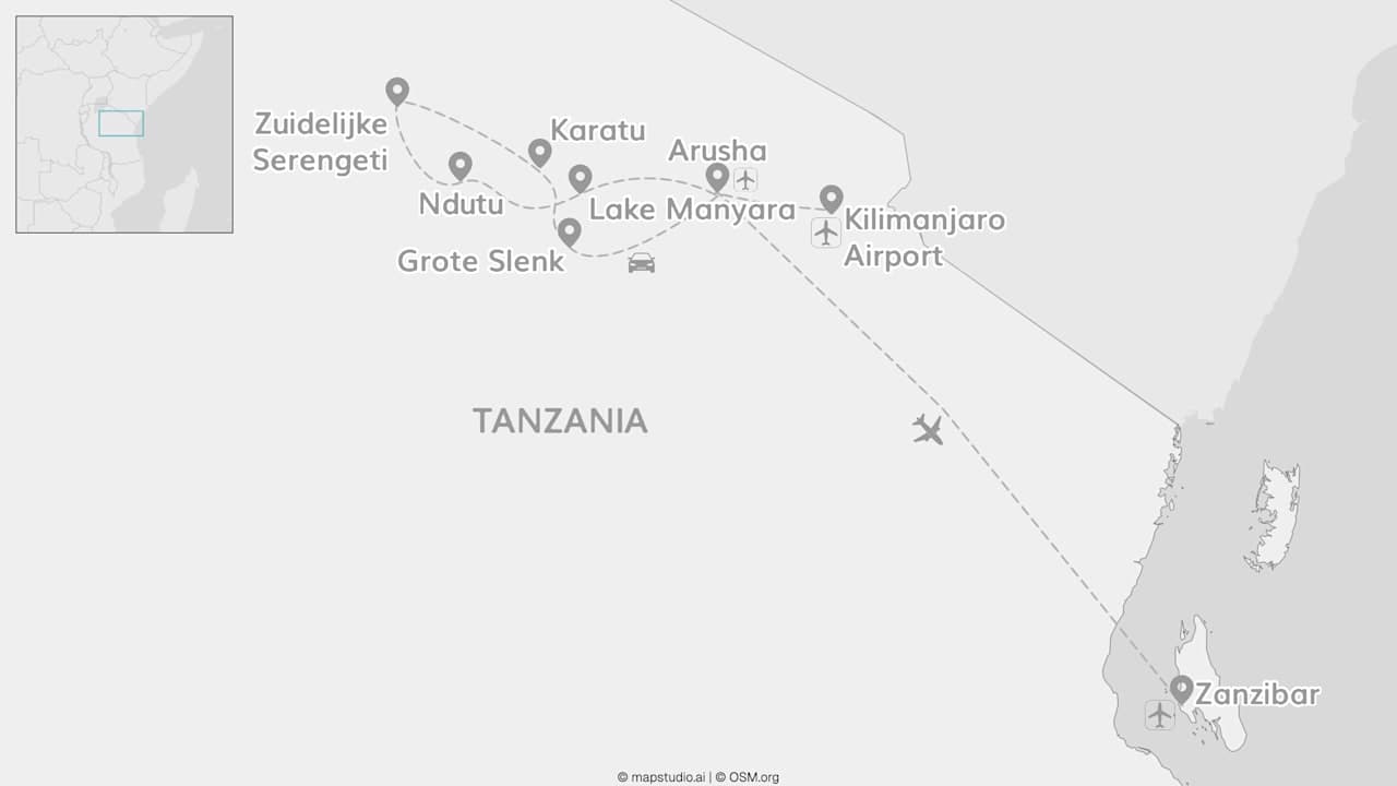 Tanzania van A tot Z: Arusha tot Zanzibar