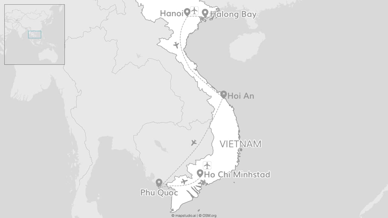 Vietnam: van Halong Bay tot Phu Quoc Island