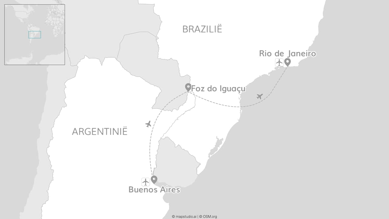 Argentinië & Brazilië: Copacabana ontmoet Iguazu Falls