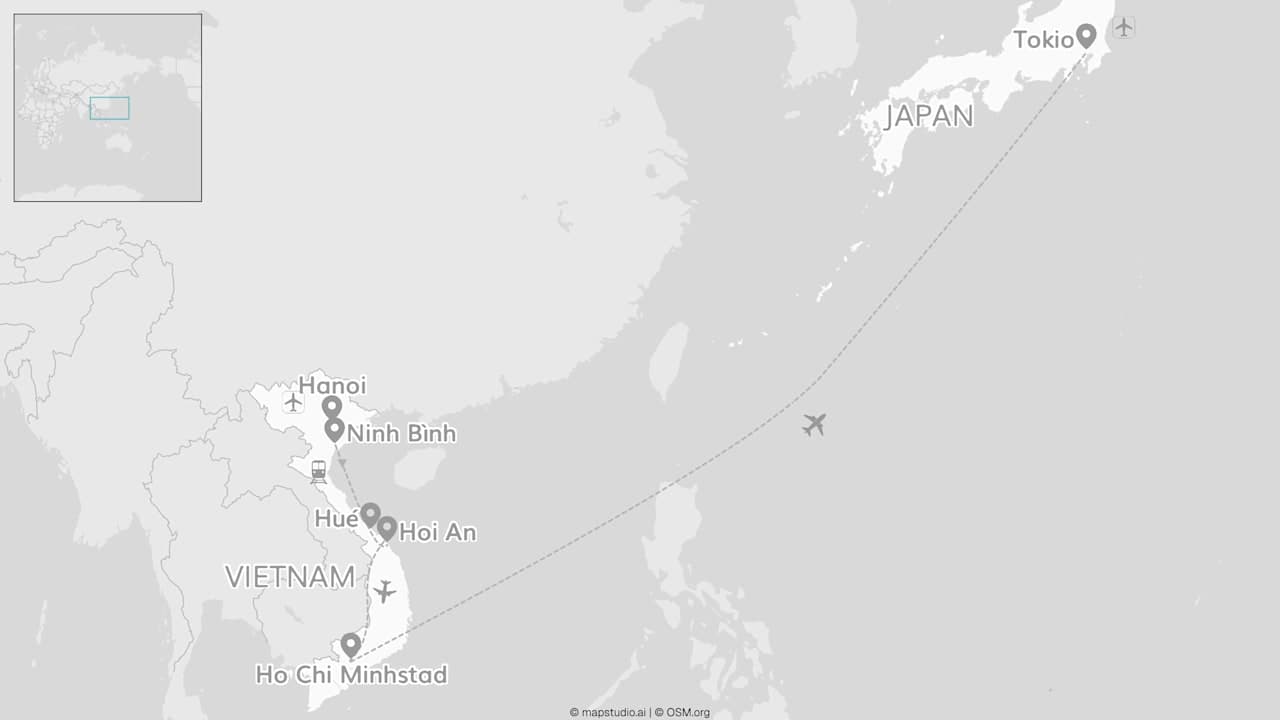 2 for 1 Vietnam & Japan: in het land van de draken