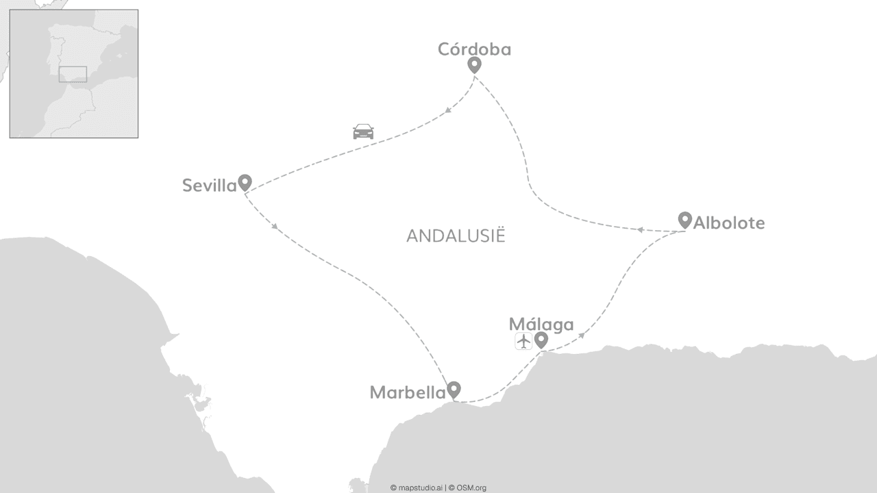 Andalusië roadtrip: Sevilla, Córdoba & Costa del Sol