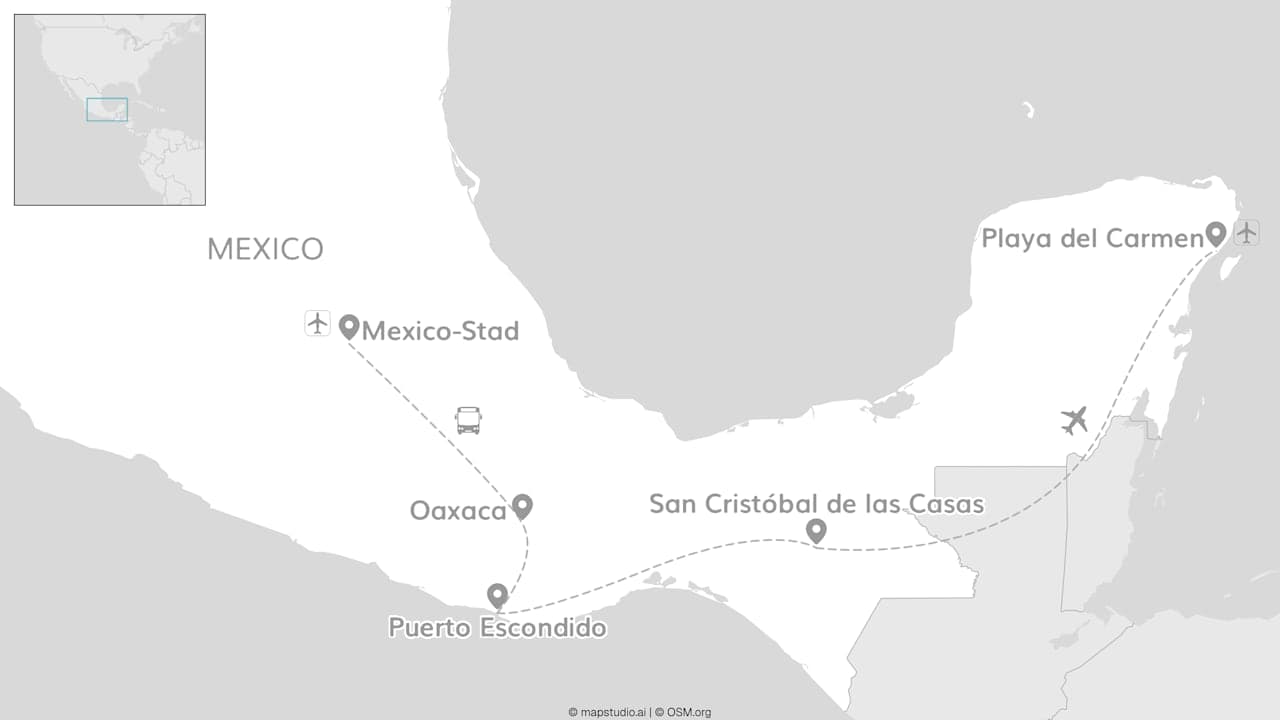 2 for 1 Mexico: viva la capital, viva la playa