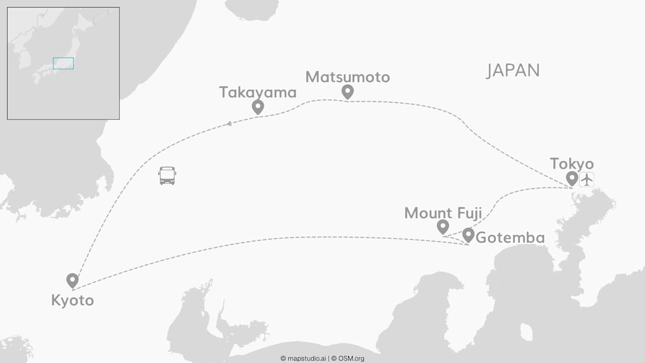 Japan Adventure: Mount Fuji Trails & Village Tales
