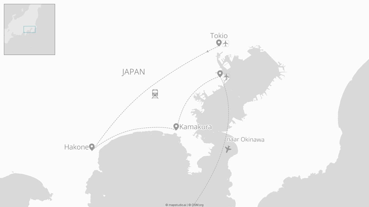 2 for 1 Japan: Fuji, Okinawa, Tokio & Kamakura