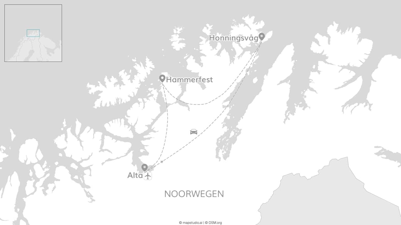 Ontdek Noorwegen: arctische roadtrip naar de Noordkaap