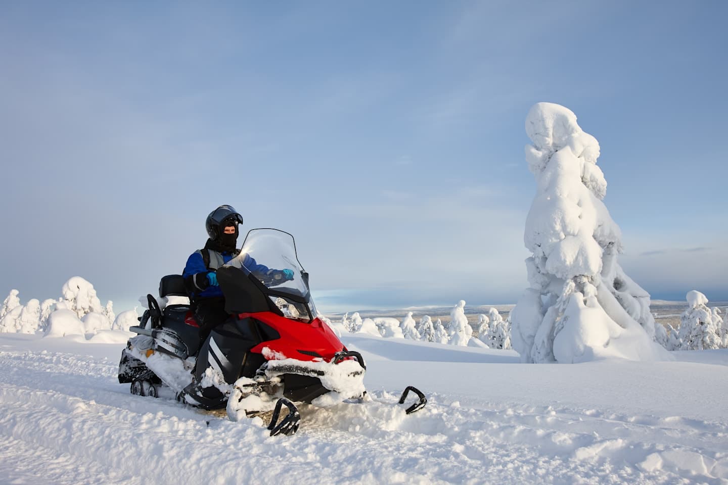 Sneeuwscootertocht naar een rendierboerderij (alleengebruik) thumbnail