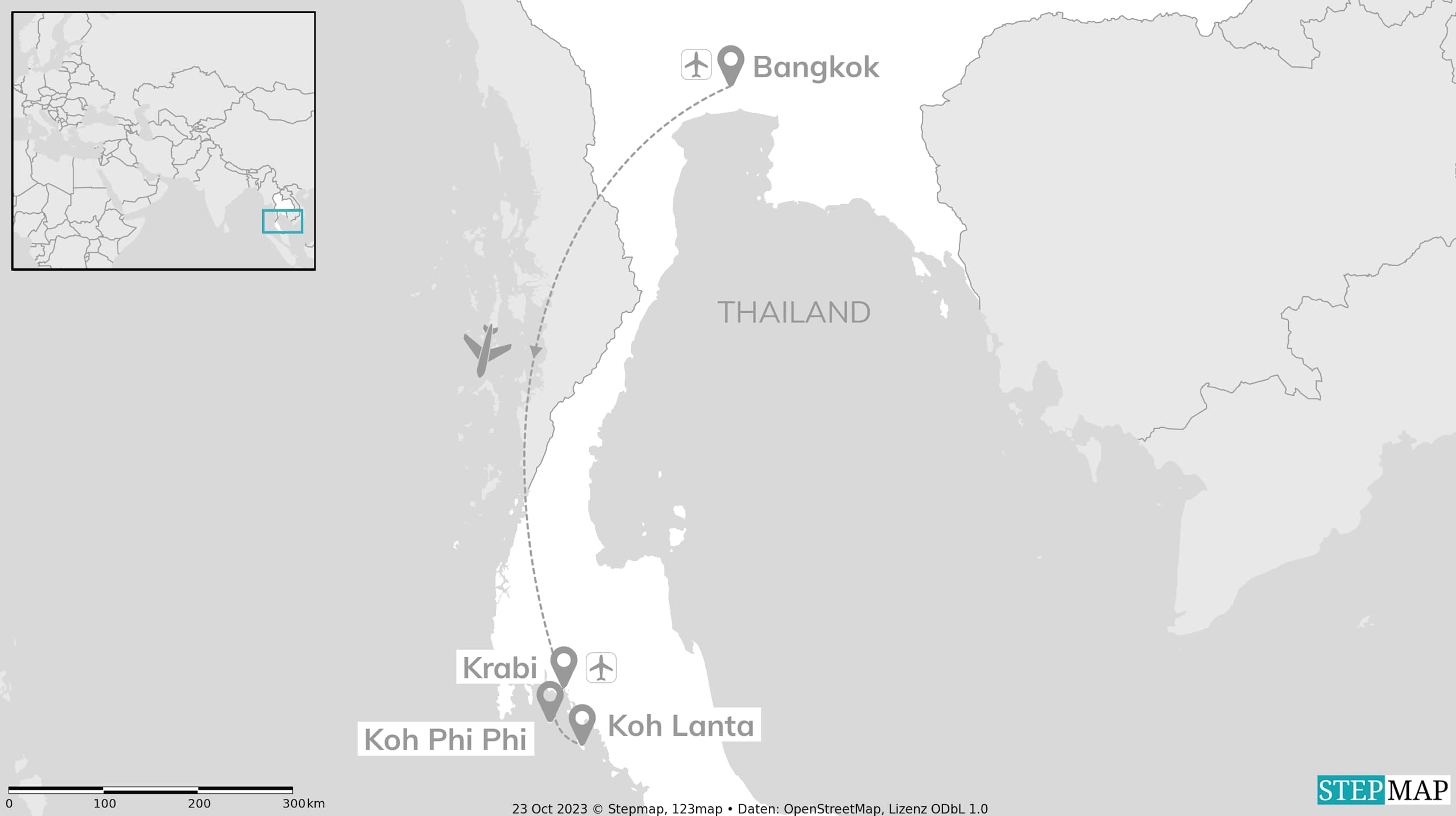 Thailands Süden: Bangkok, Krabi & Koh Lanta