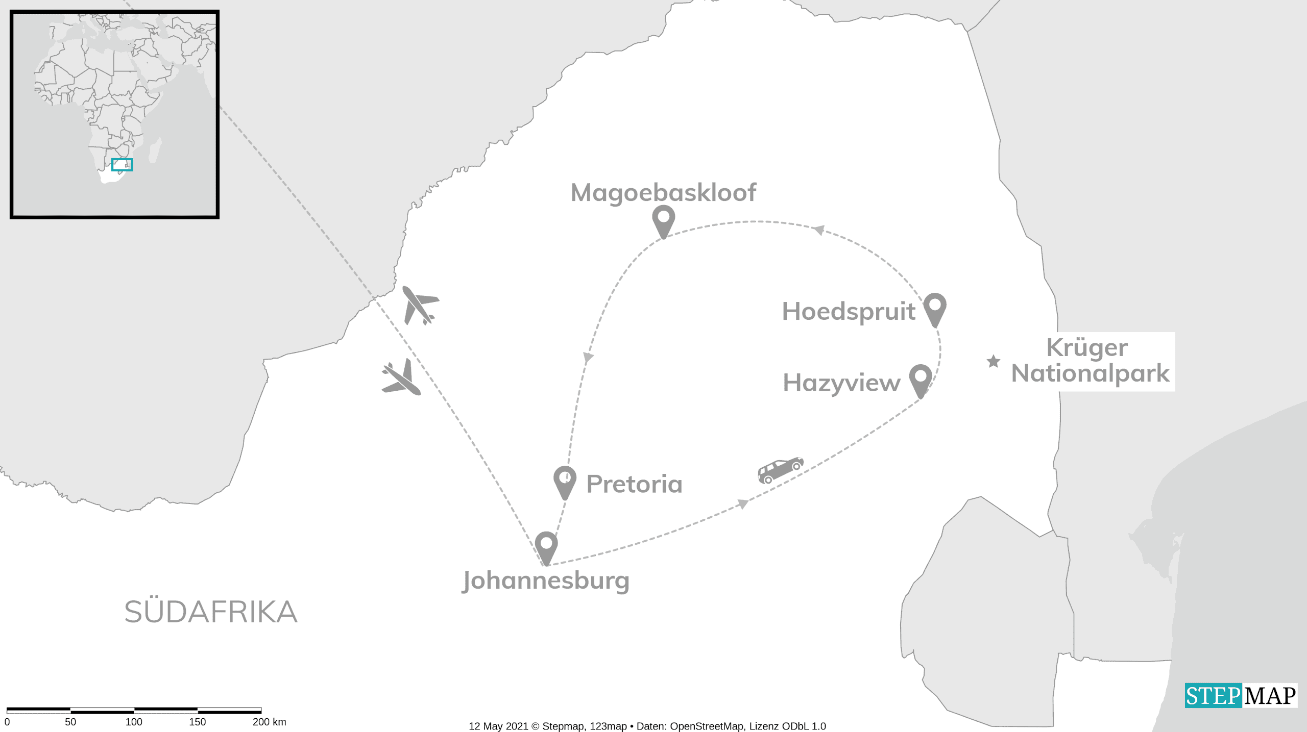 Südafrika Roadtrip: Wildlife Glamping & Krüger Safari