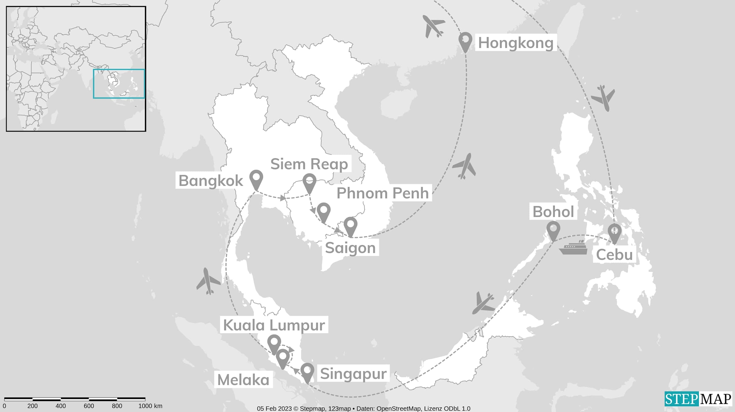 All around Asia: Island Stays, City Nights & Temple Sights