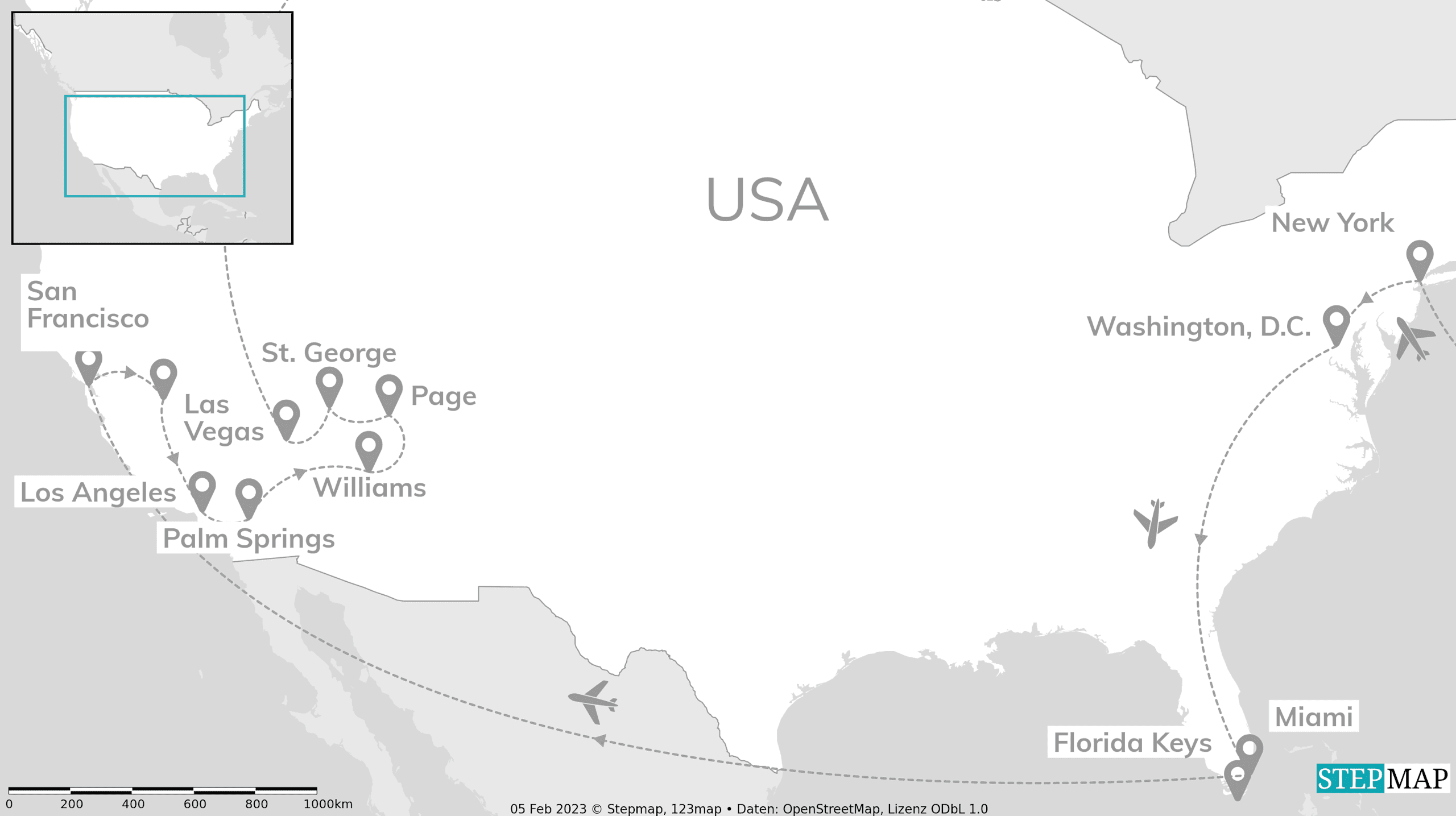 All Around USA: Eastern Horizons & Western Wonders
