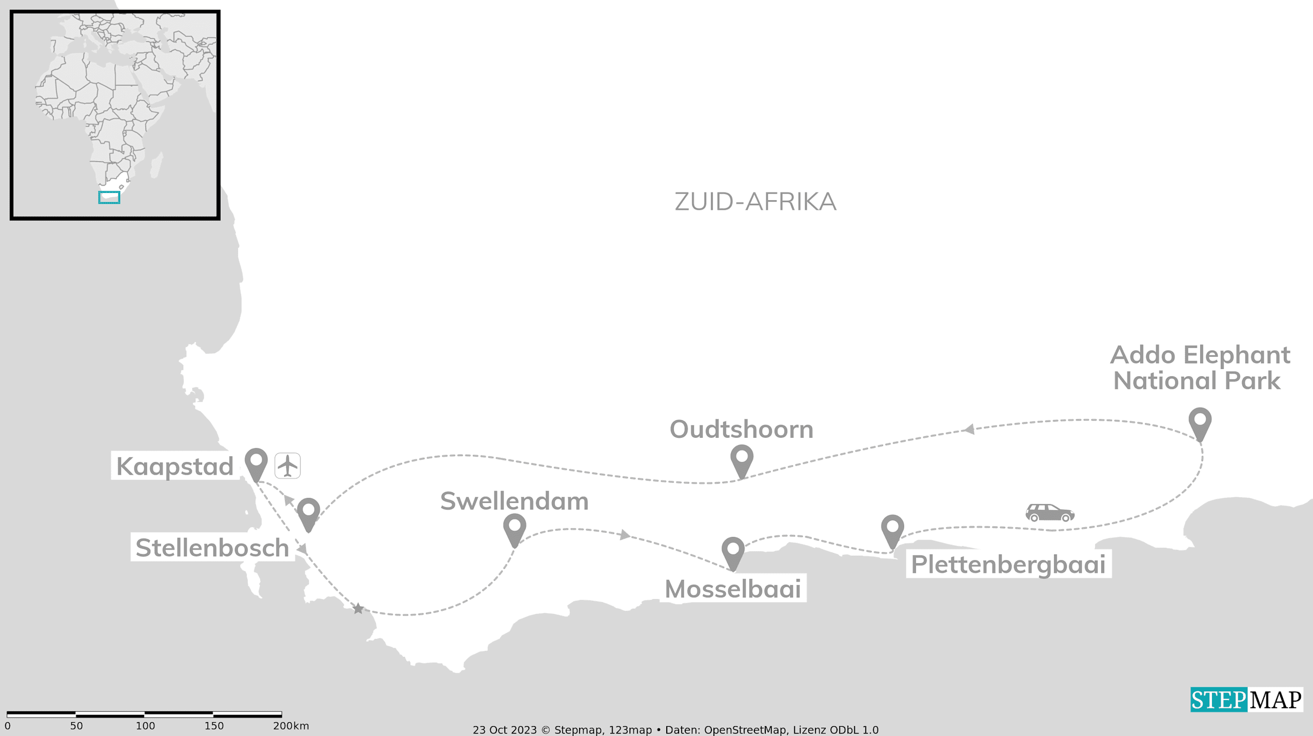 Ontdek Zuid-Afrika: via de Tuinroute naar Swellendam