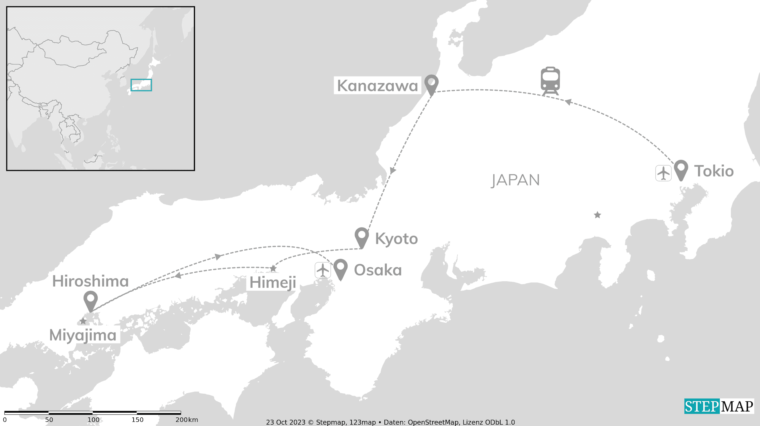Ontdek Japan: Tokio, Kyoto, Hiroshima & Osaka