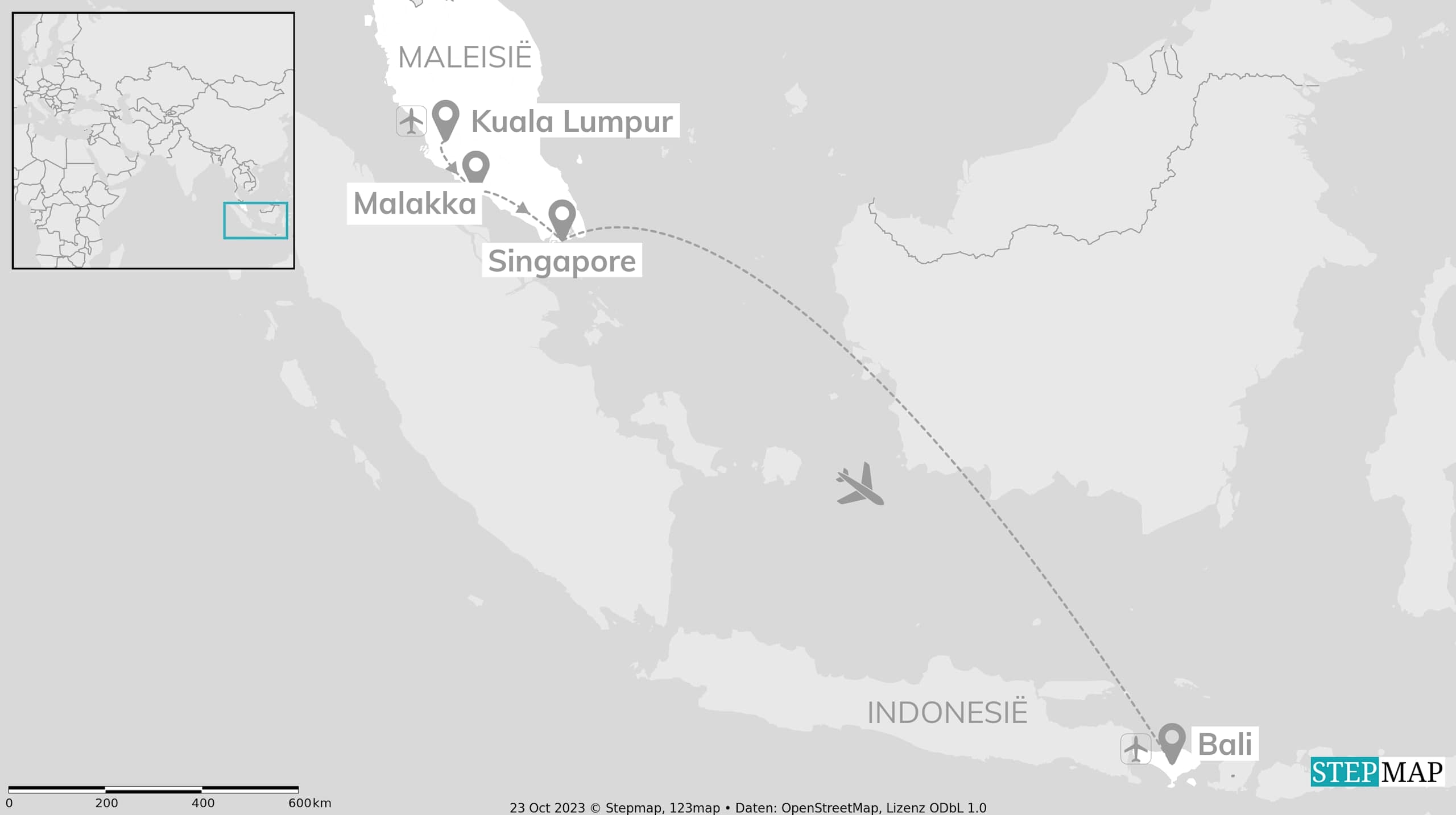 Maleisië, Singapore & Bali: stadslichtjes tot sunrisehikes