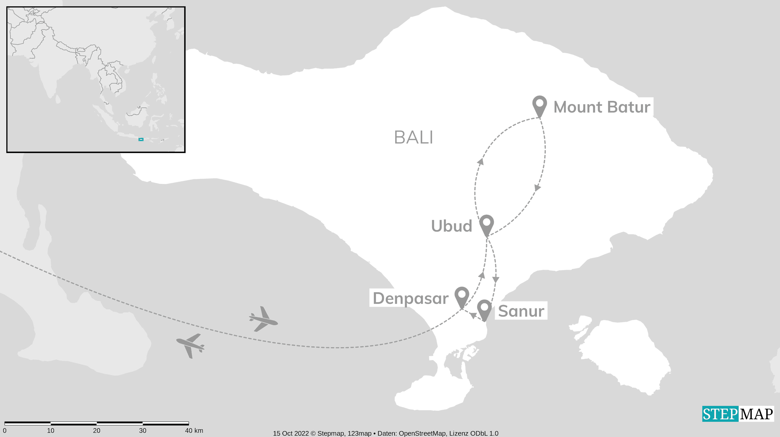 Eilandparadijs Bali: jungle adventure & sunrise hike