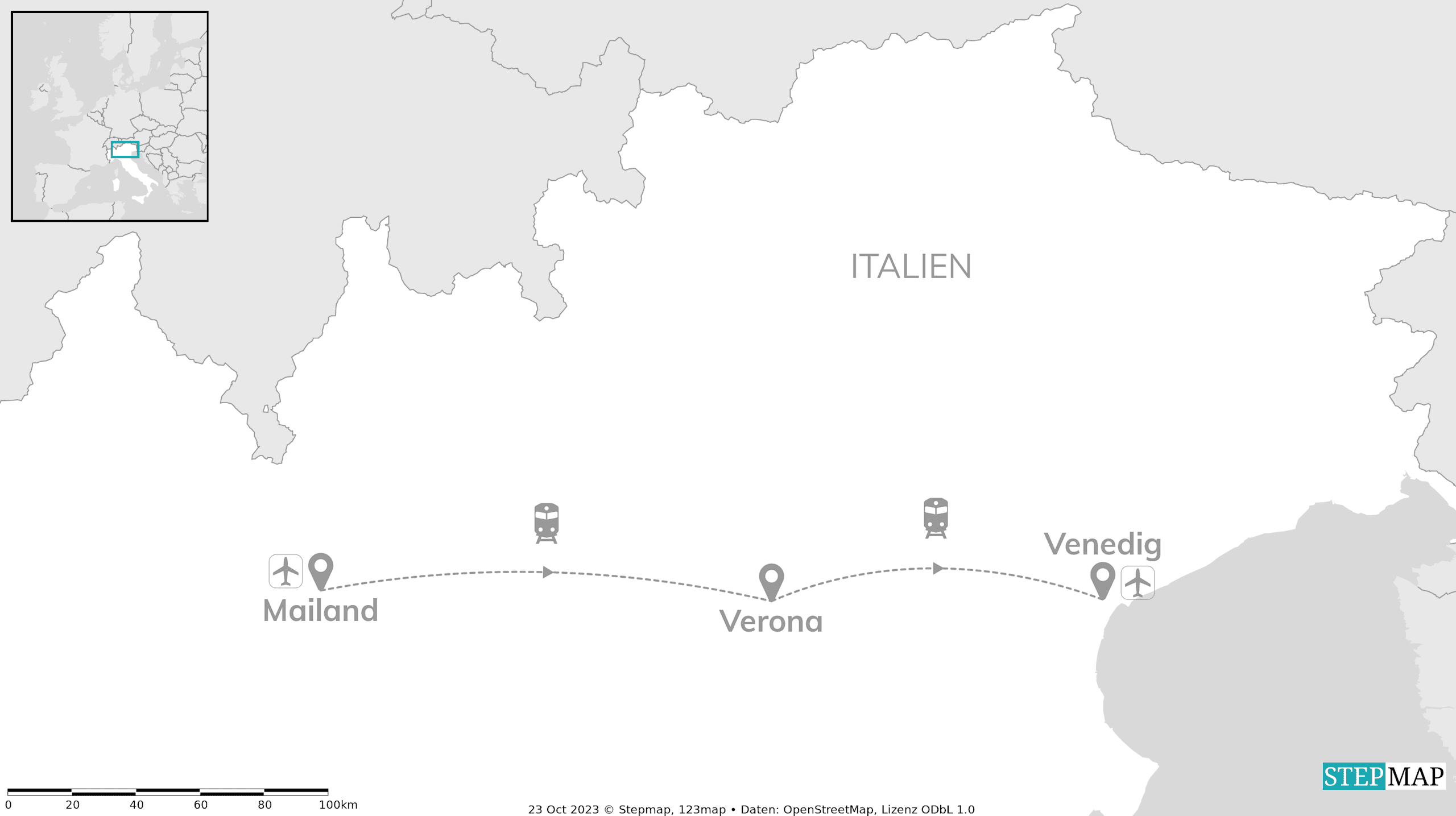 Bella Italia: Mailand, Verona & Venedig