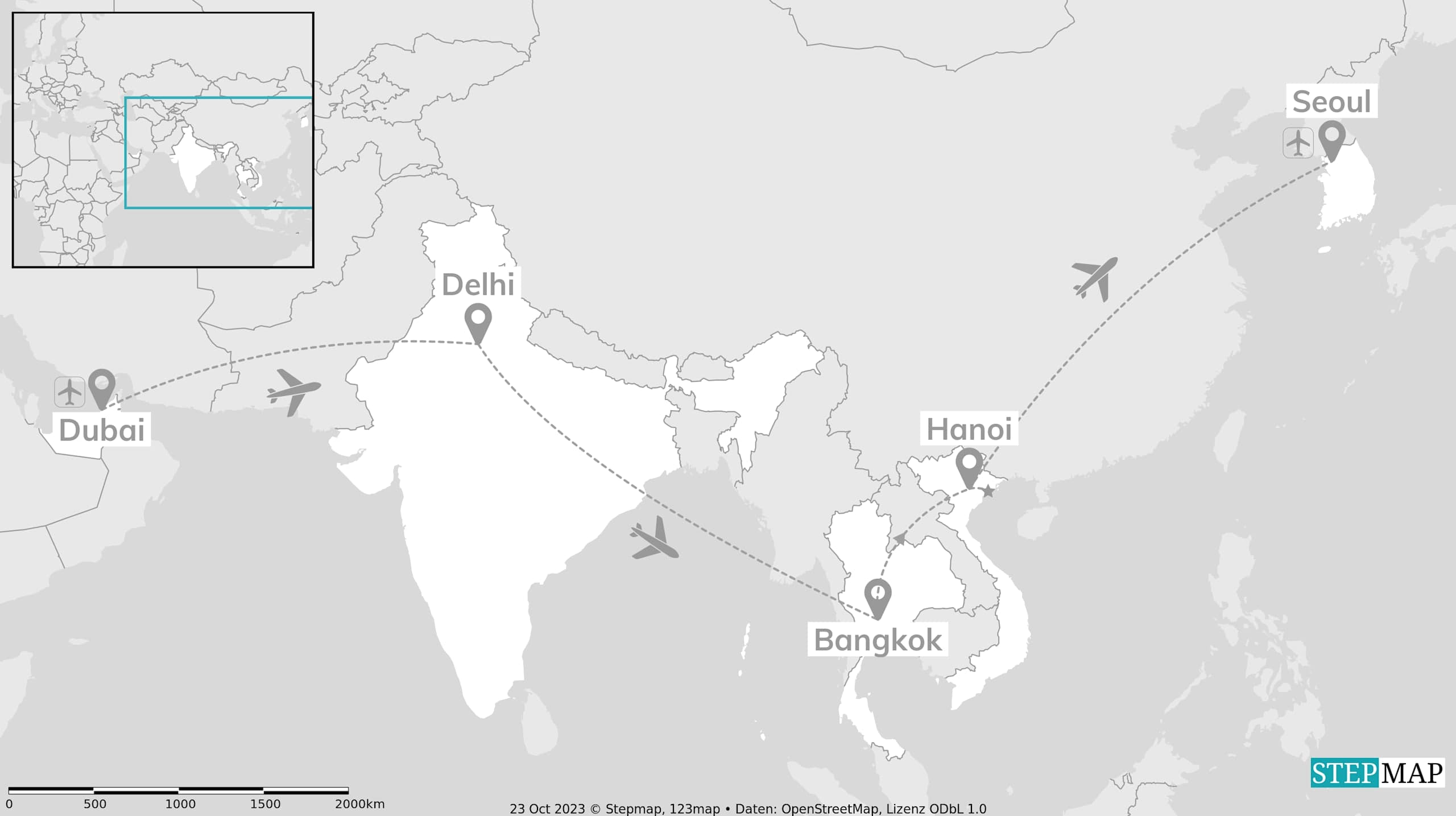 All around Asia: From the Taj Mahal to Ha Long Bay