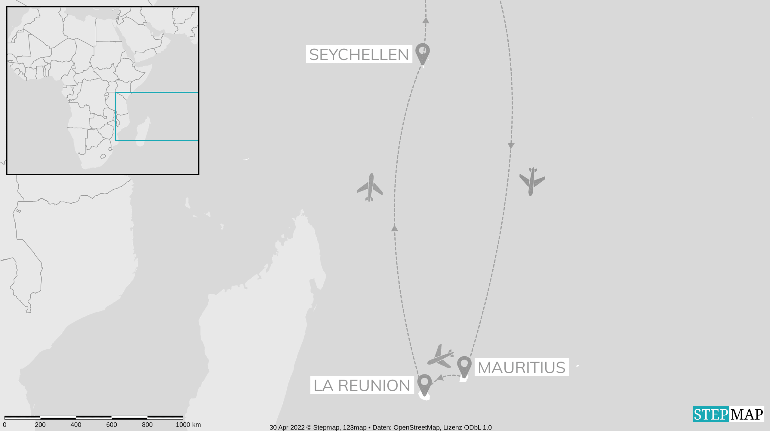 Mauritius, La Réunion & Seychellen: Inselhopping im Indischen Ozean