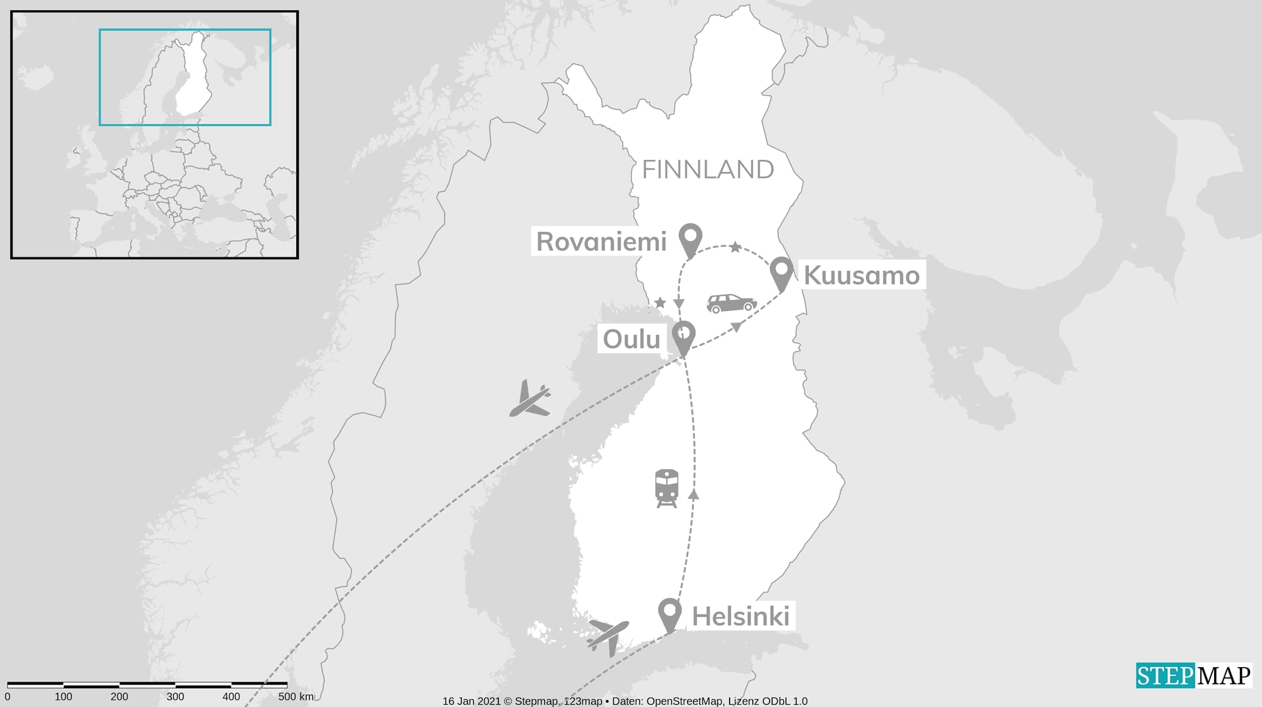 Finnland Roadtrip: Zur Glasvilla unter der Mitternachtssonne