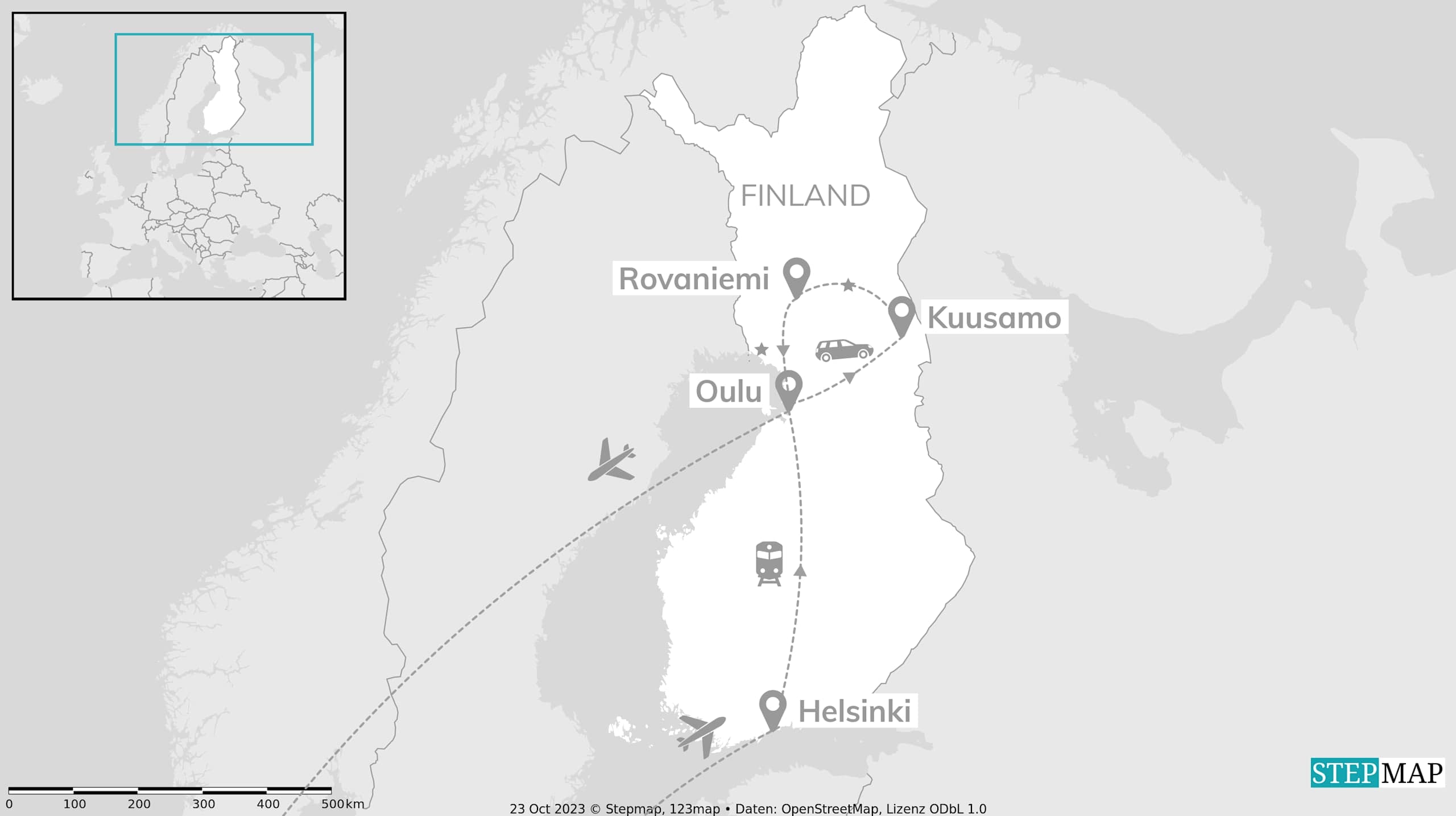 Finland road trip: The northern lights in a glass villa