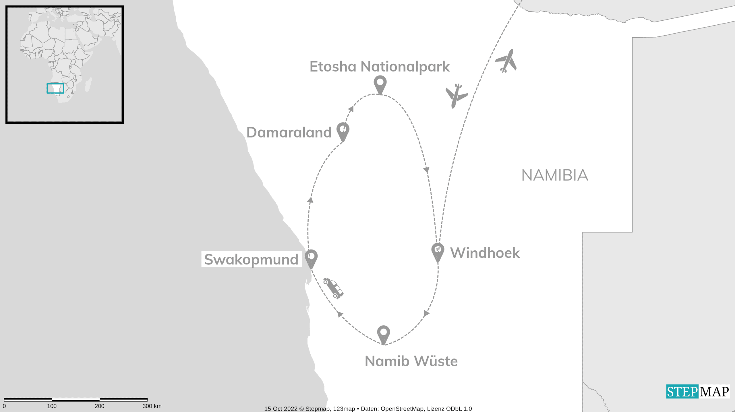 Namibia Roadtrip: Safari Glamping & feuerrote Wüsten