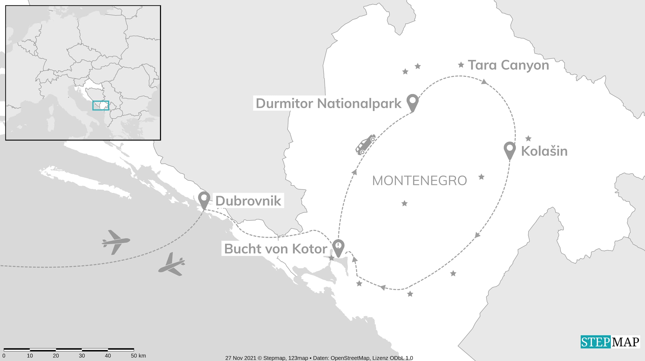 Montenegro & Dubrovnik: Roadtrip zum Cottage-Adventure