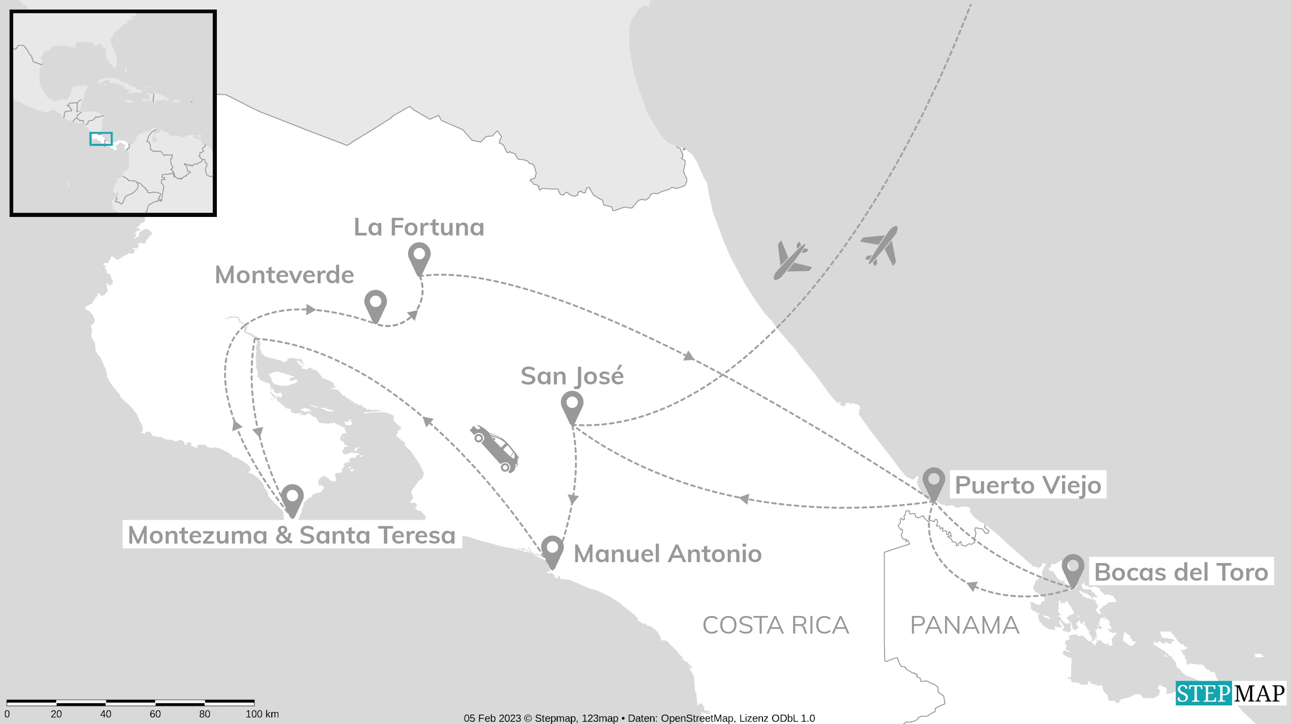Costa Rica & Panama: Road Adventure zum Nebelwald!
