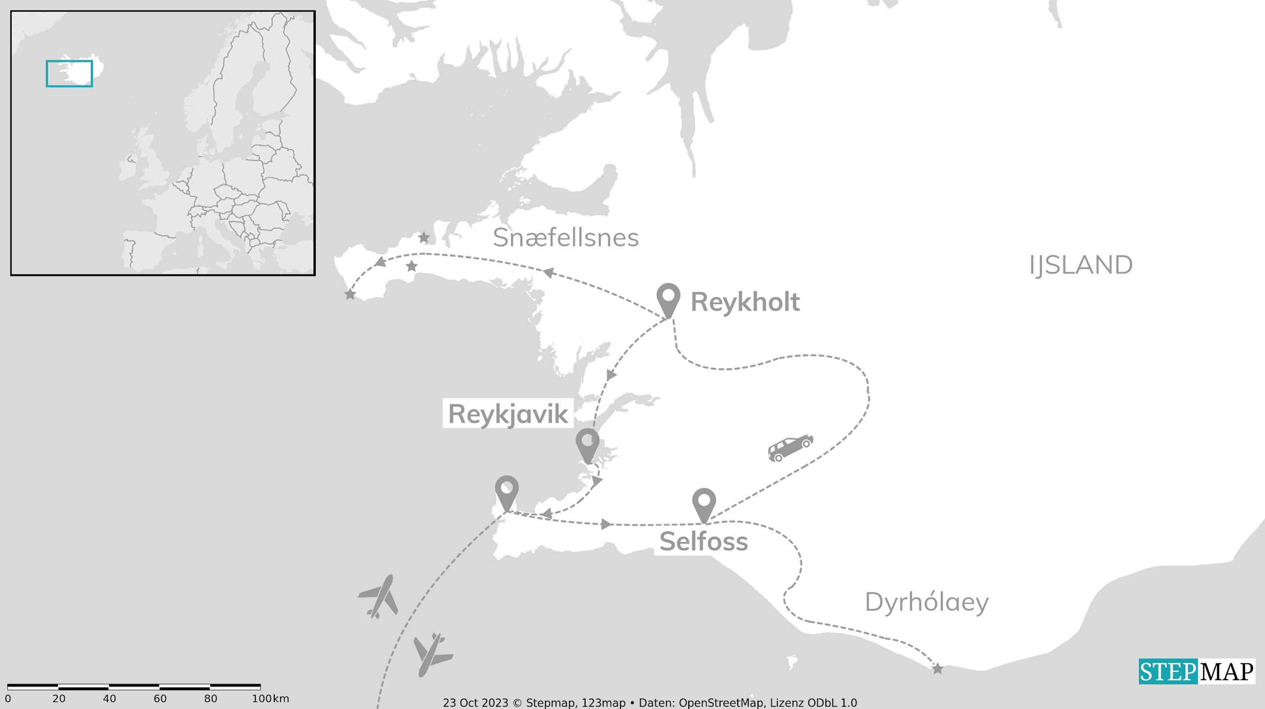 IJslands zuidkust: roadtrip adventure naar de Sky Lagoon