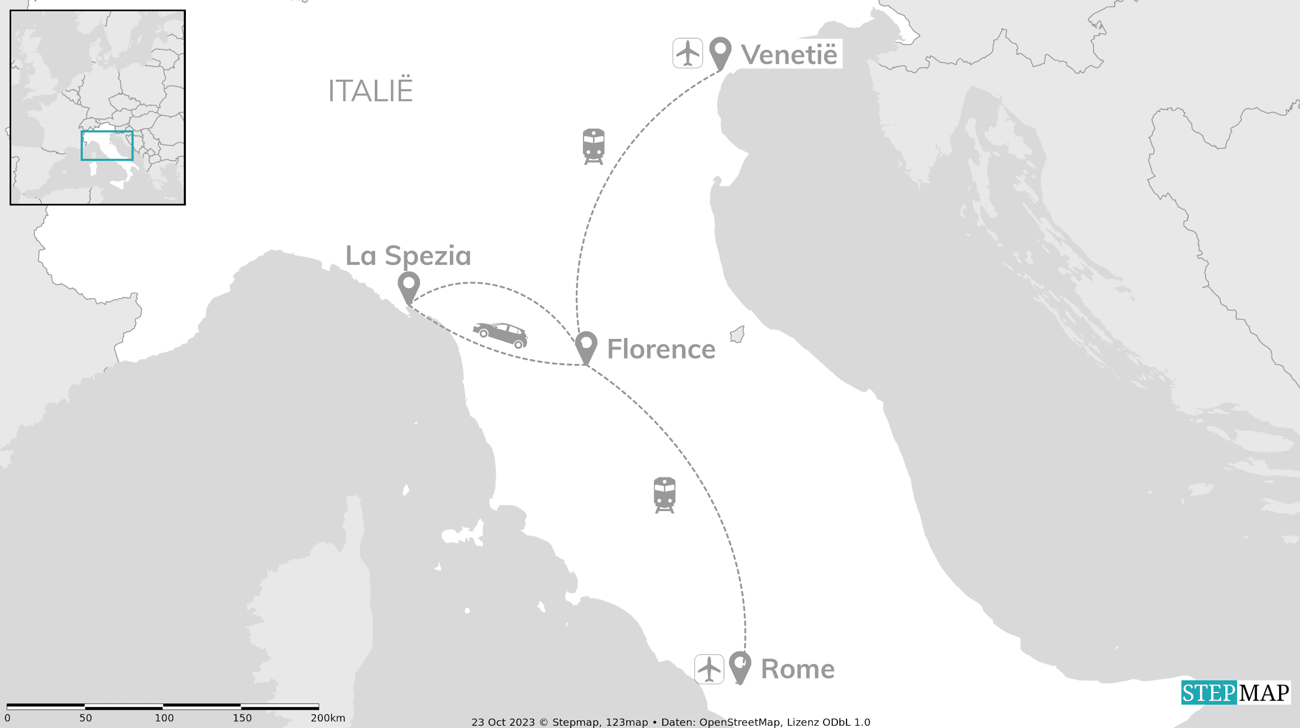 Italië roadtrip: Rome, Venetië & Toscane