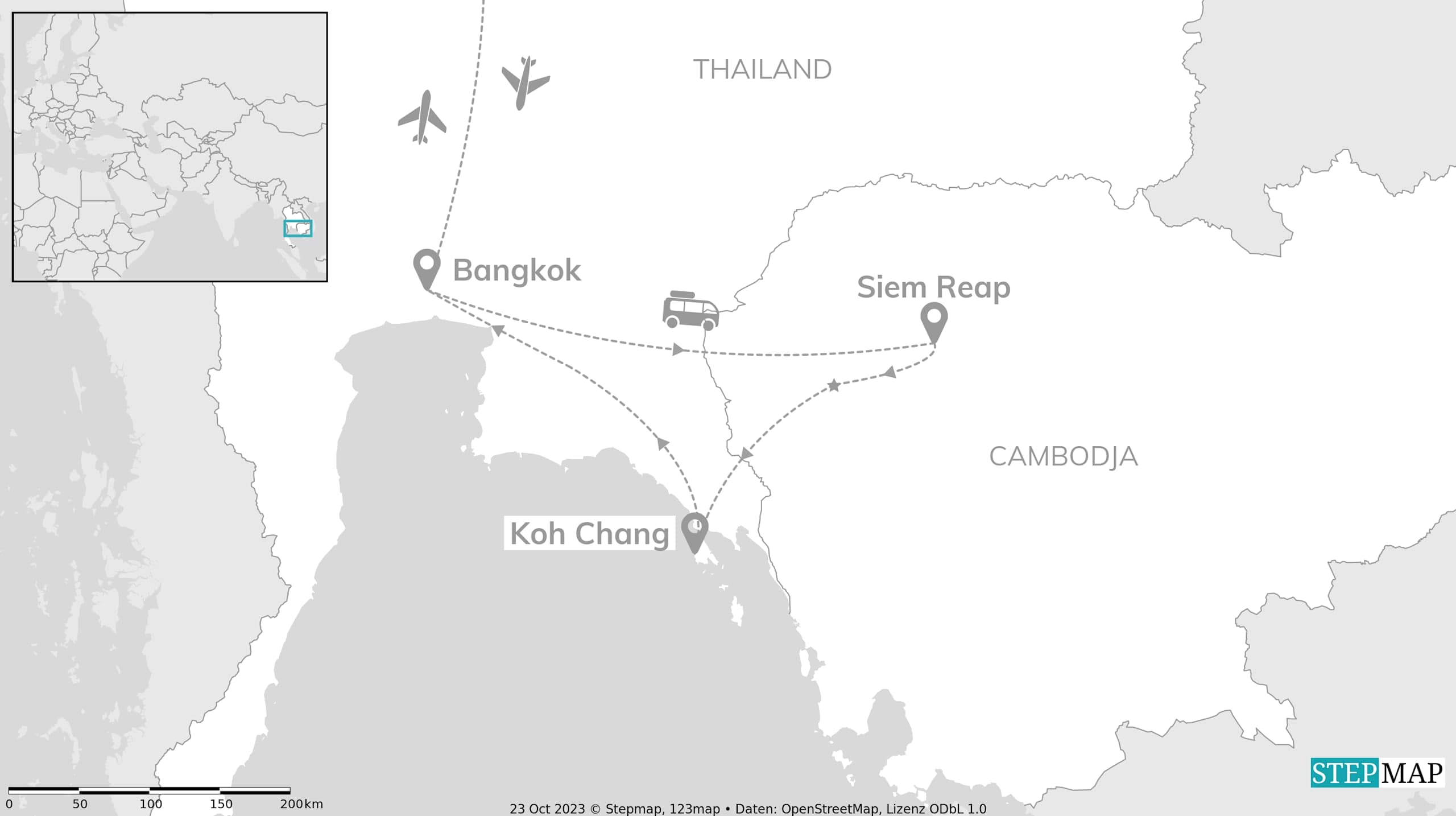 Thailand & Cambodja: tempels en droomstranden