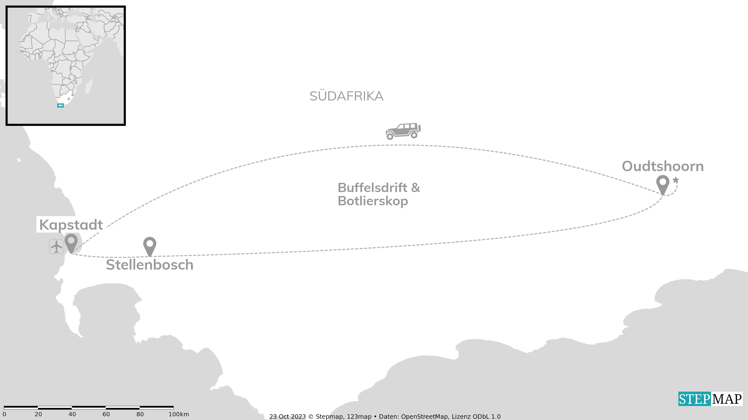 Cape Town & Beyond: Vom Safari Abenteuer zur City