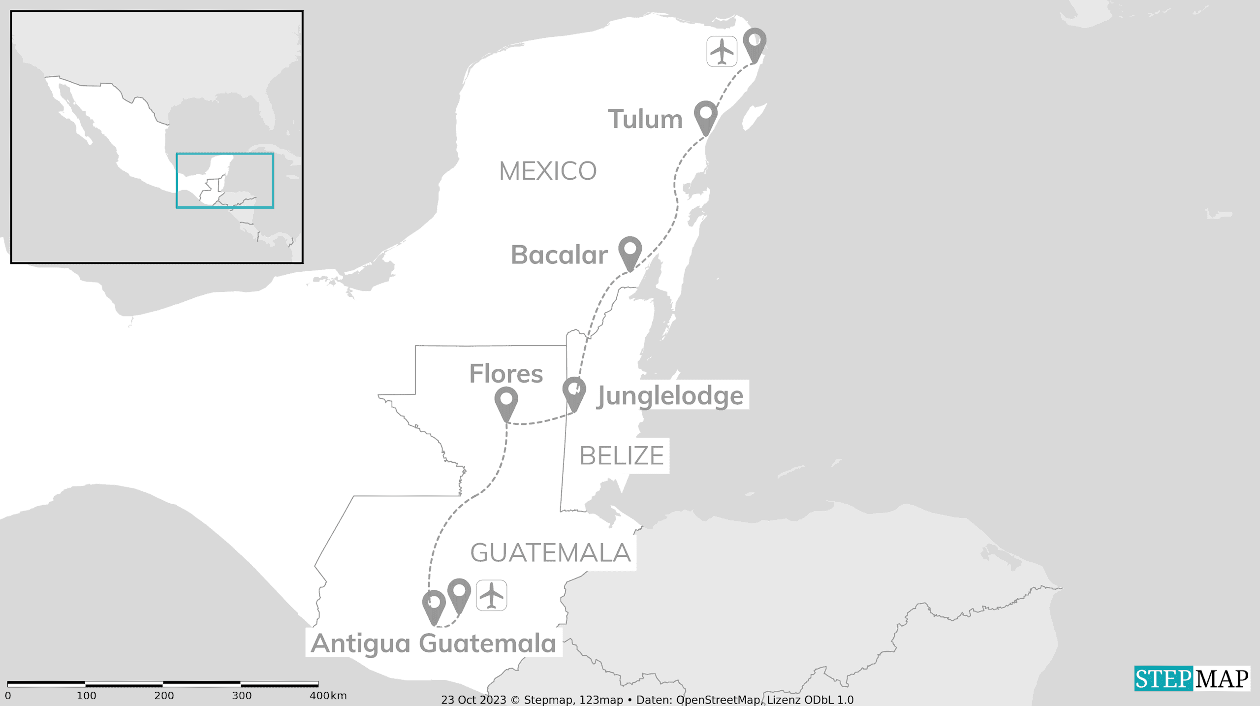 Guatemala, Belize & Mexico: van jungles tot lagunes