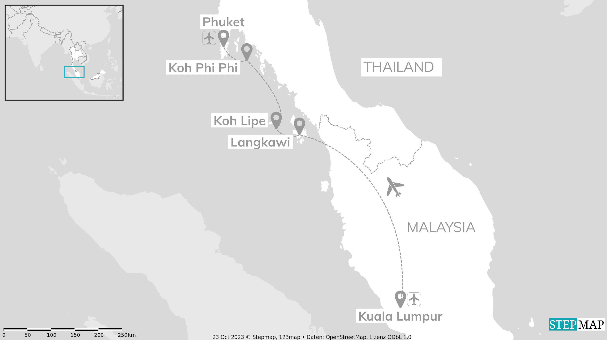 Malaysia & Thailand: Von Cityscapes zum Inselhopping