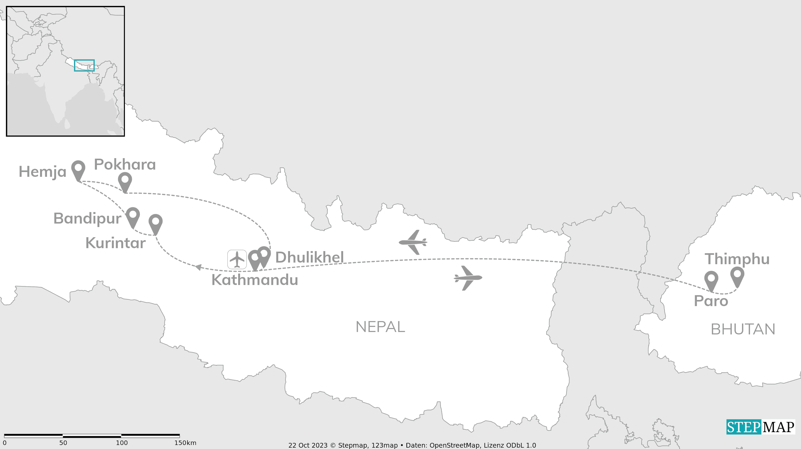 Nepal & Bhutan with friends: temple vibes & trekking highs