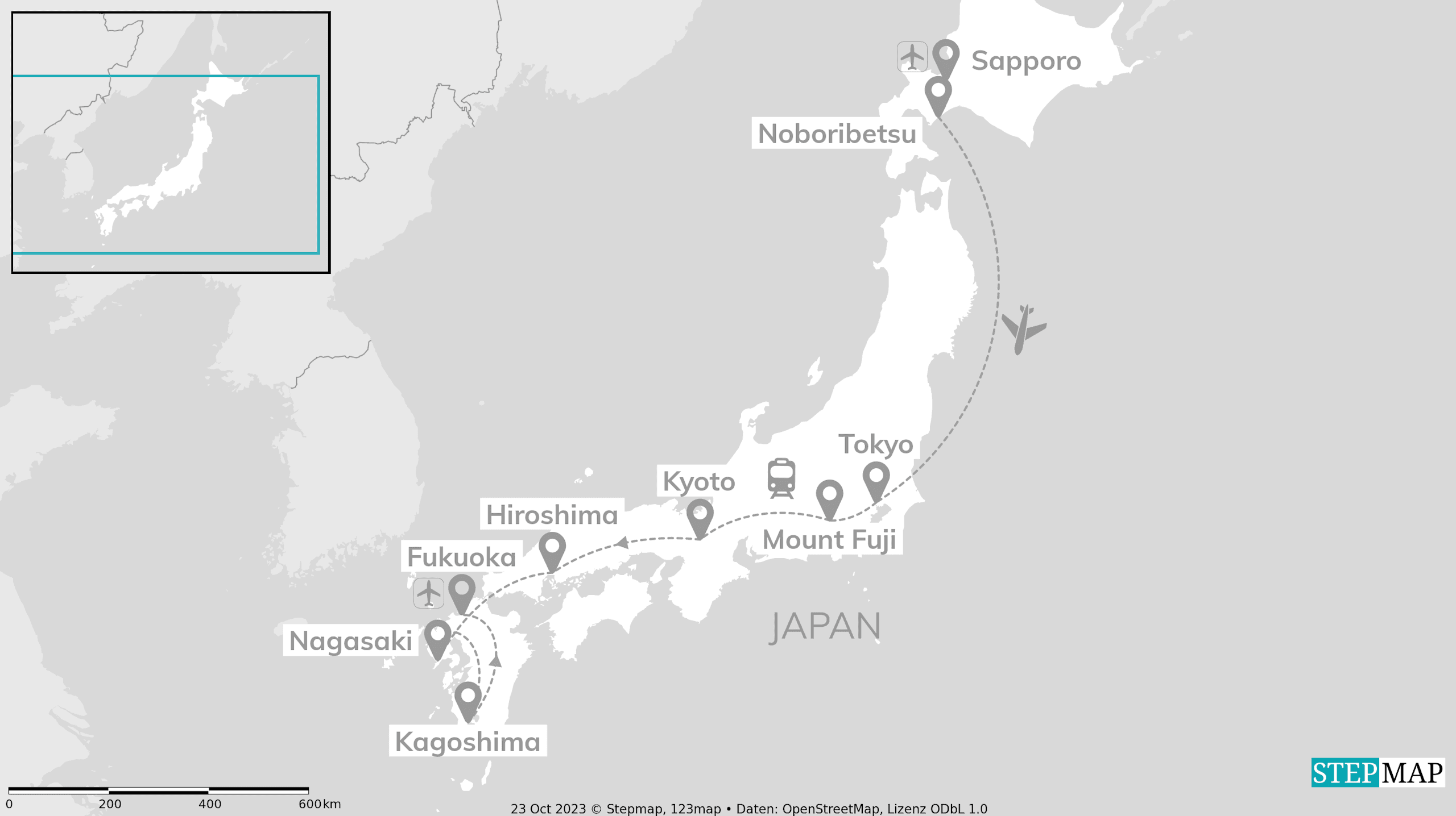 All Around Japan: Von Snowy Peaks zu Southern Heat