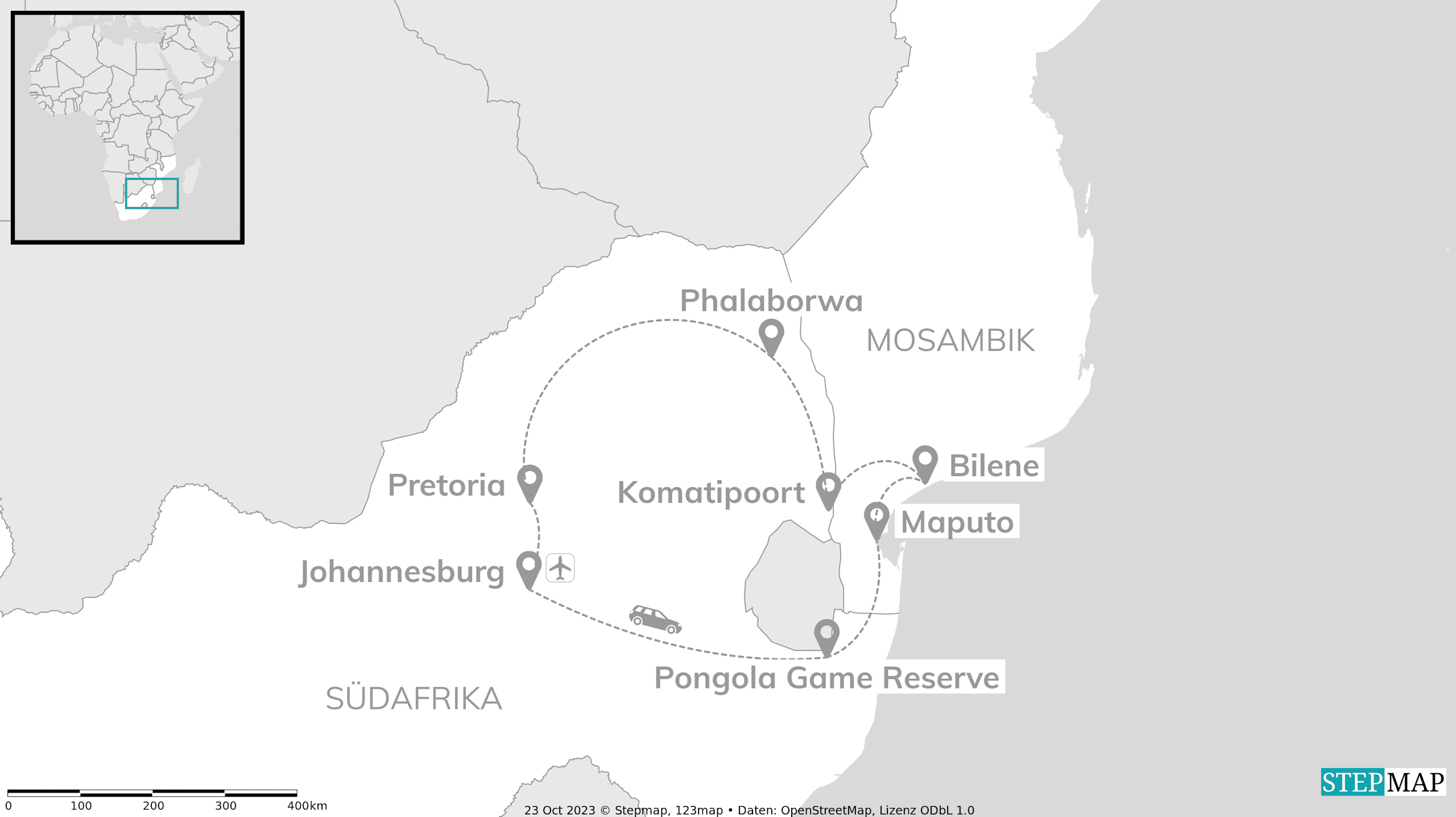 Südafrika & Mosambik: Krüger Wildlife meets Ocean Breeze