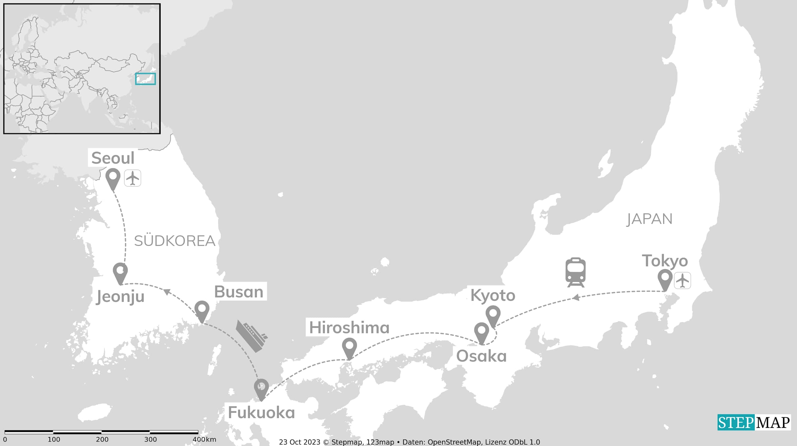 Japan meets Südkorea: Train Ride to Hanok & Harajuku