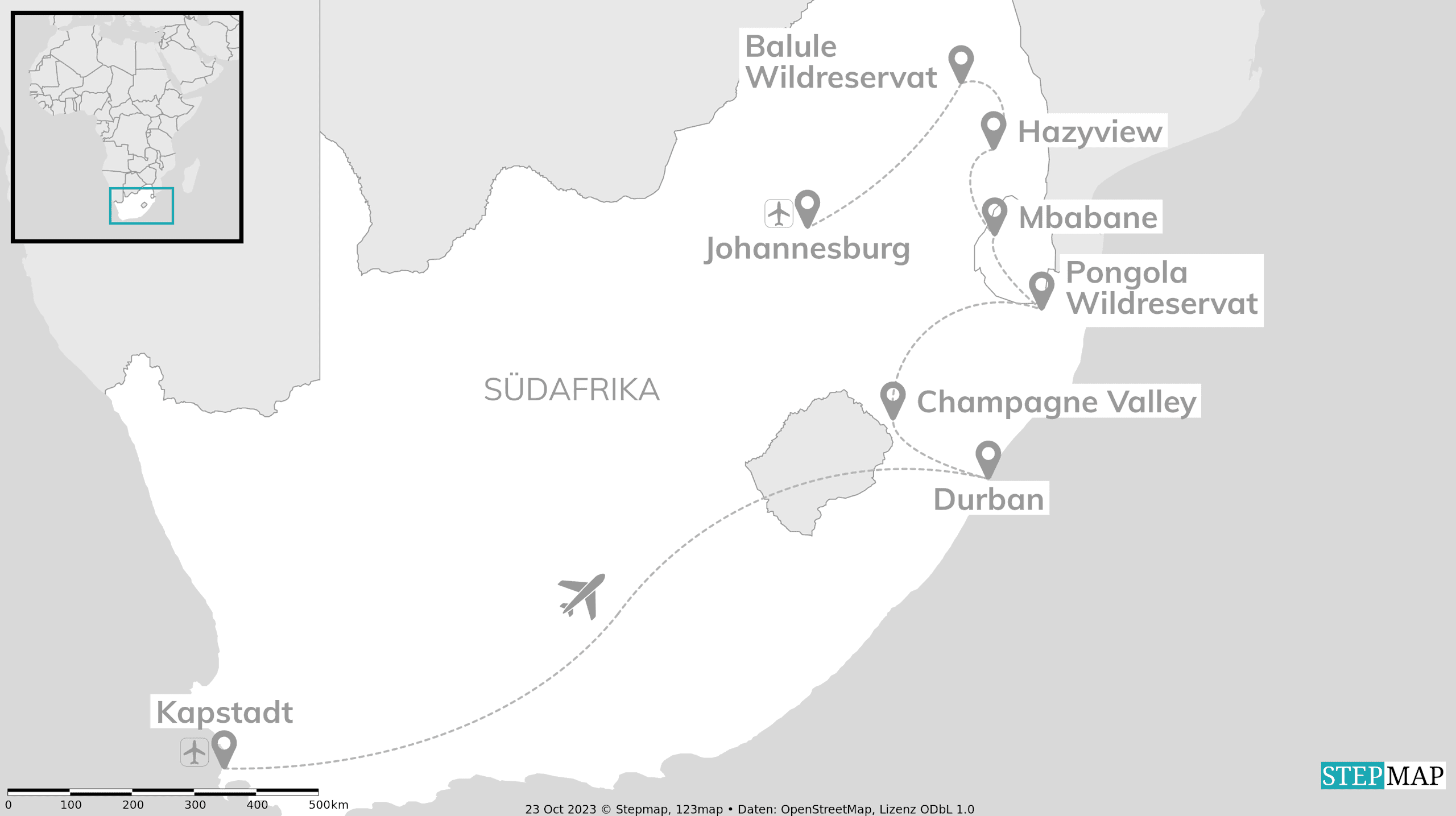 Südafrika Adventure: Walking Safari & Glamping Nights