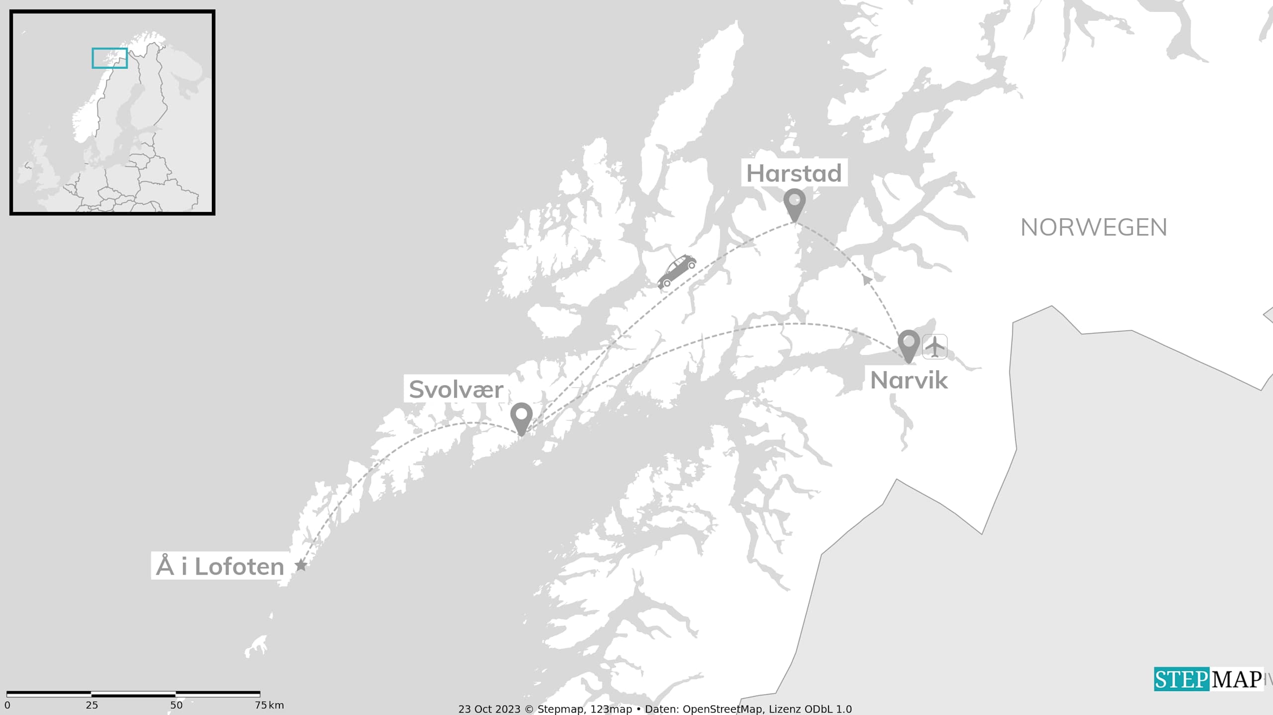 Winterzauber Lofoten: Snowy Roadtrip zu Stelzenhäusern