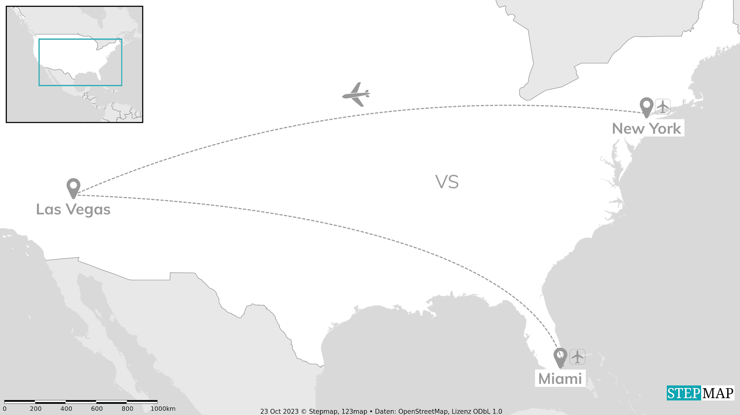 VS cityhoppen: New York, Las Vegas & Miami