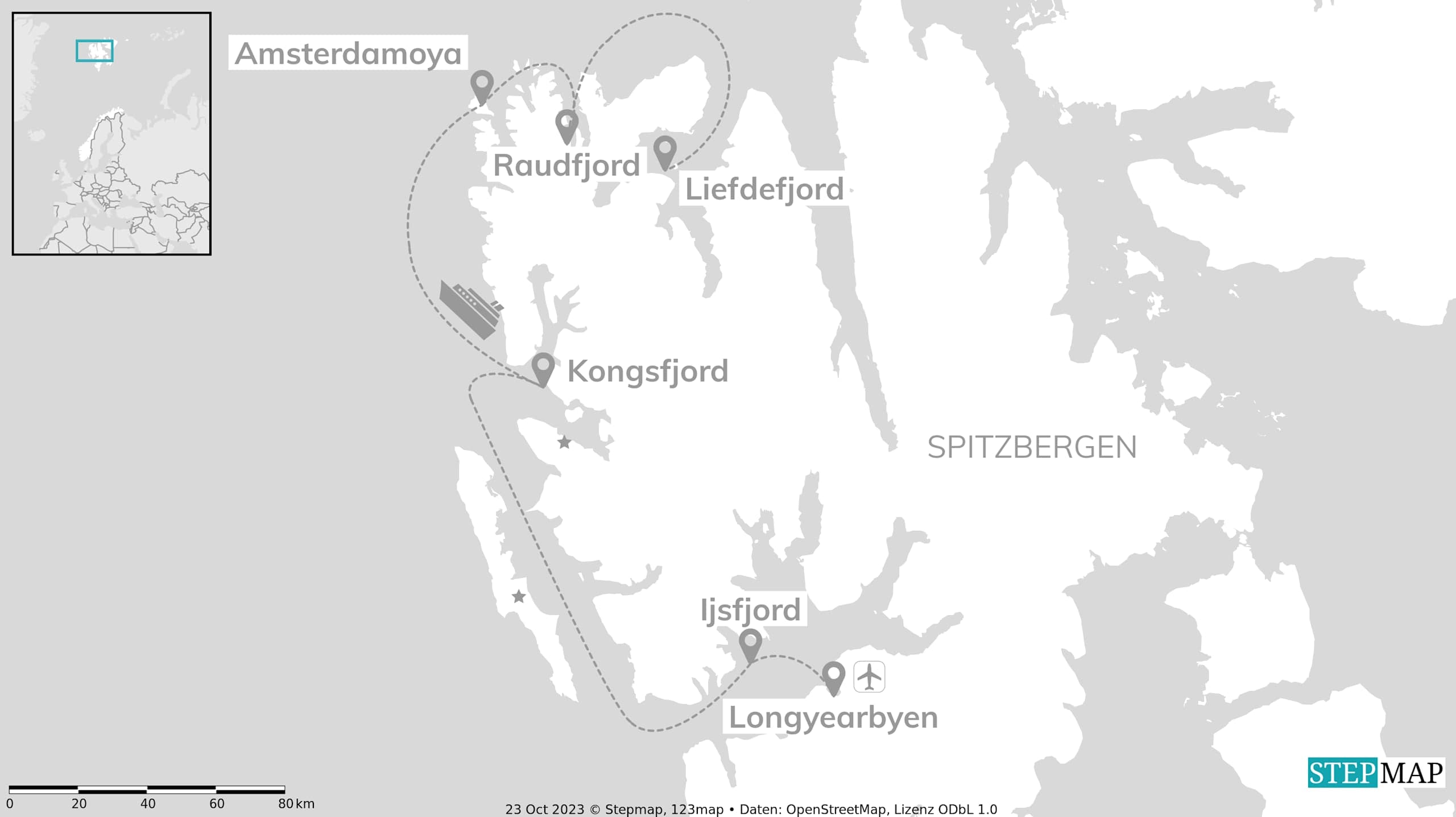 Spitzbergen Adventure: Expedition zu eisigen Fjorden