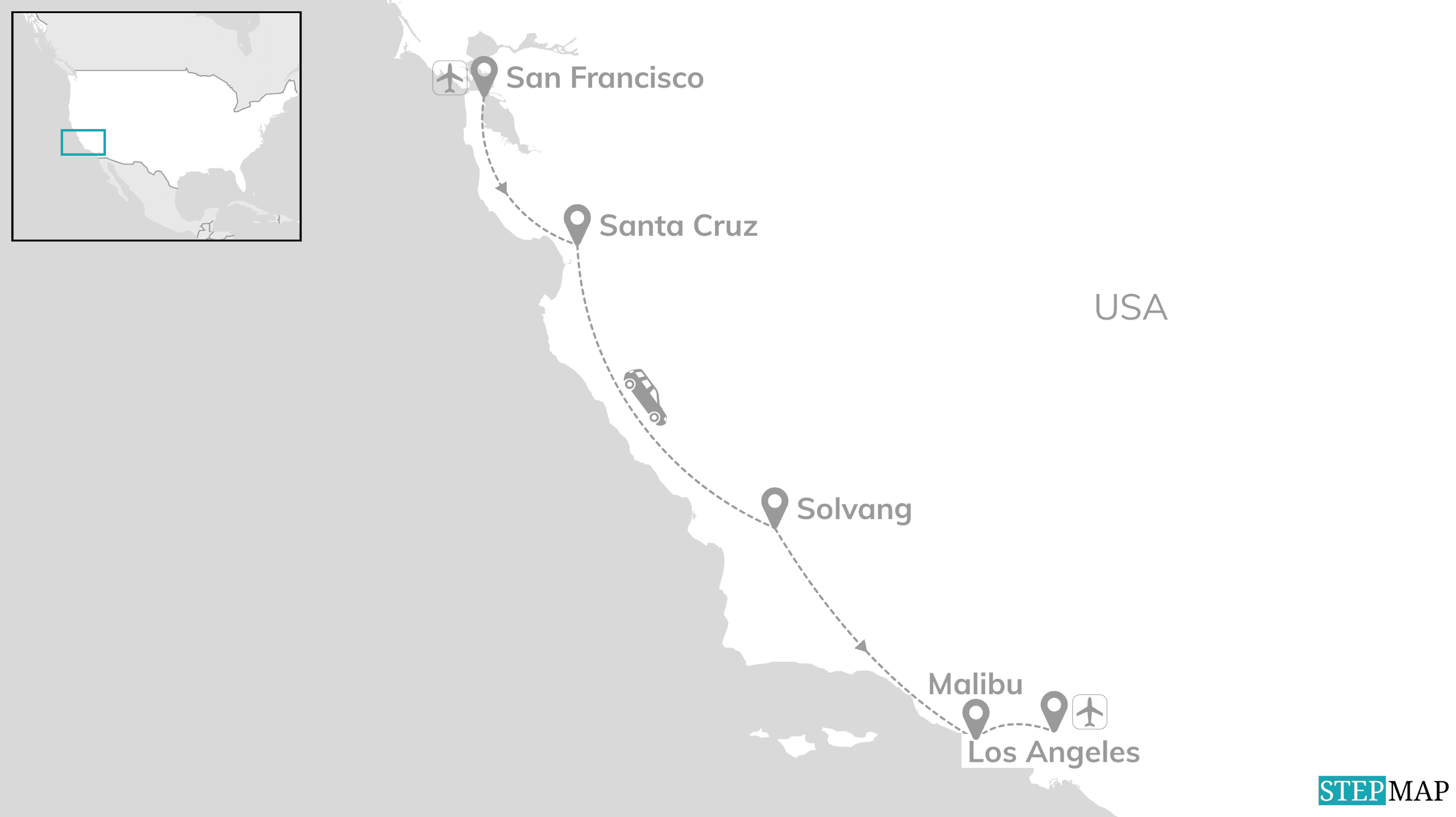 California Roadtrip: Golden Gate meets Hollywood Hills