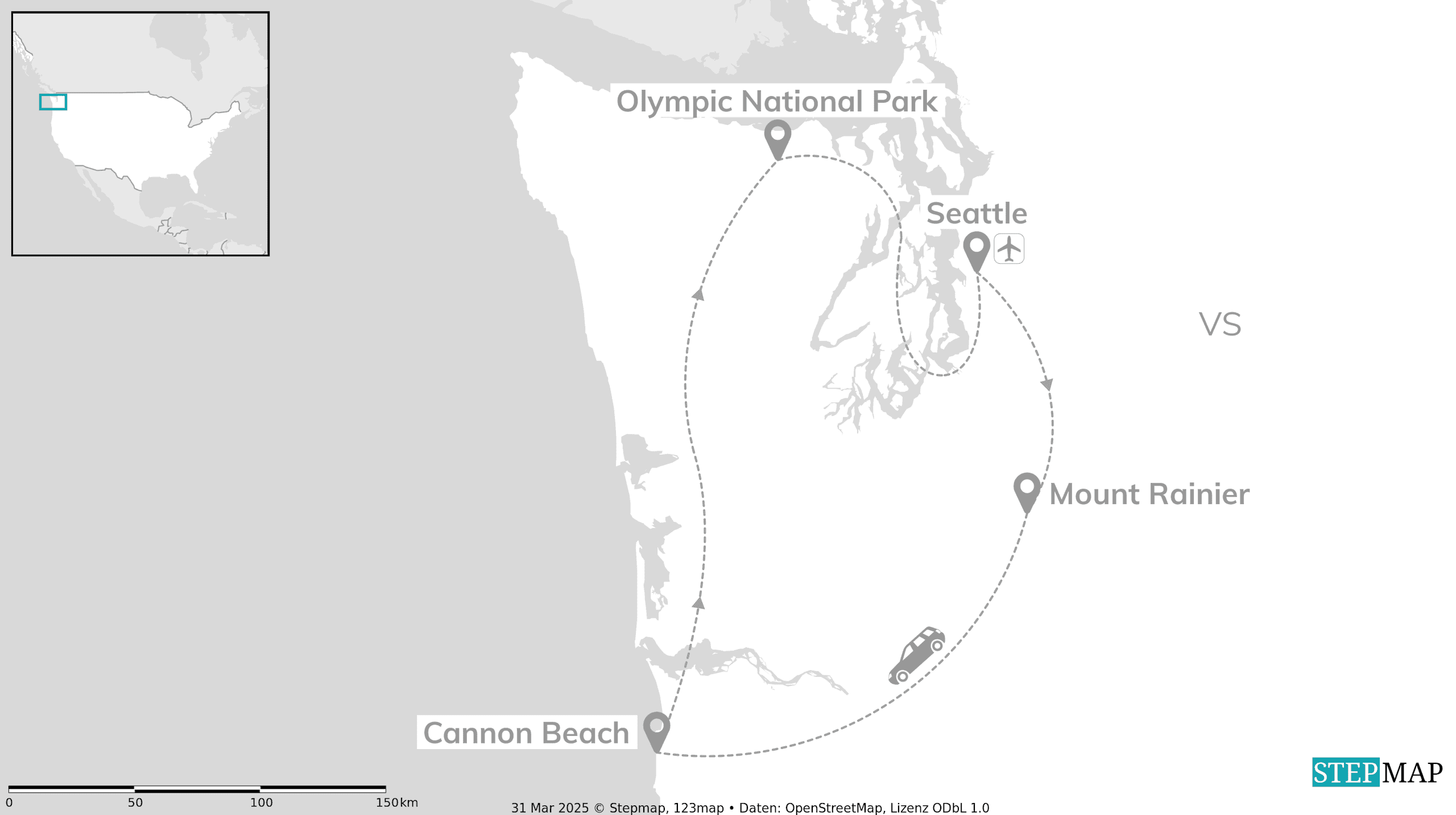 Washington roadtrip: Seattle sights & Olympic Mountains