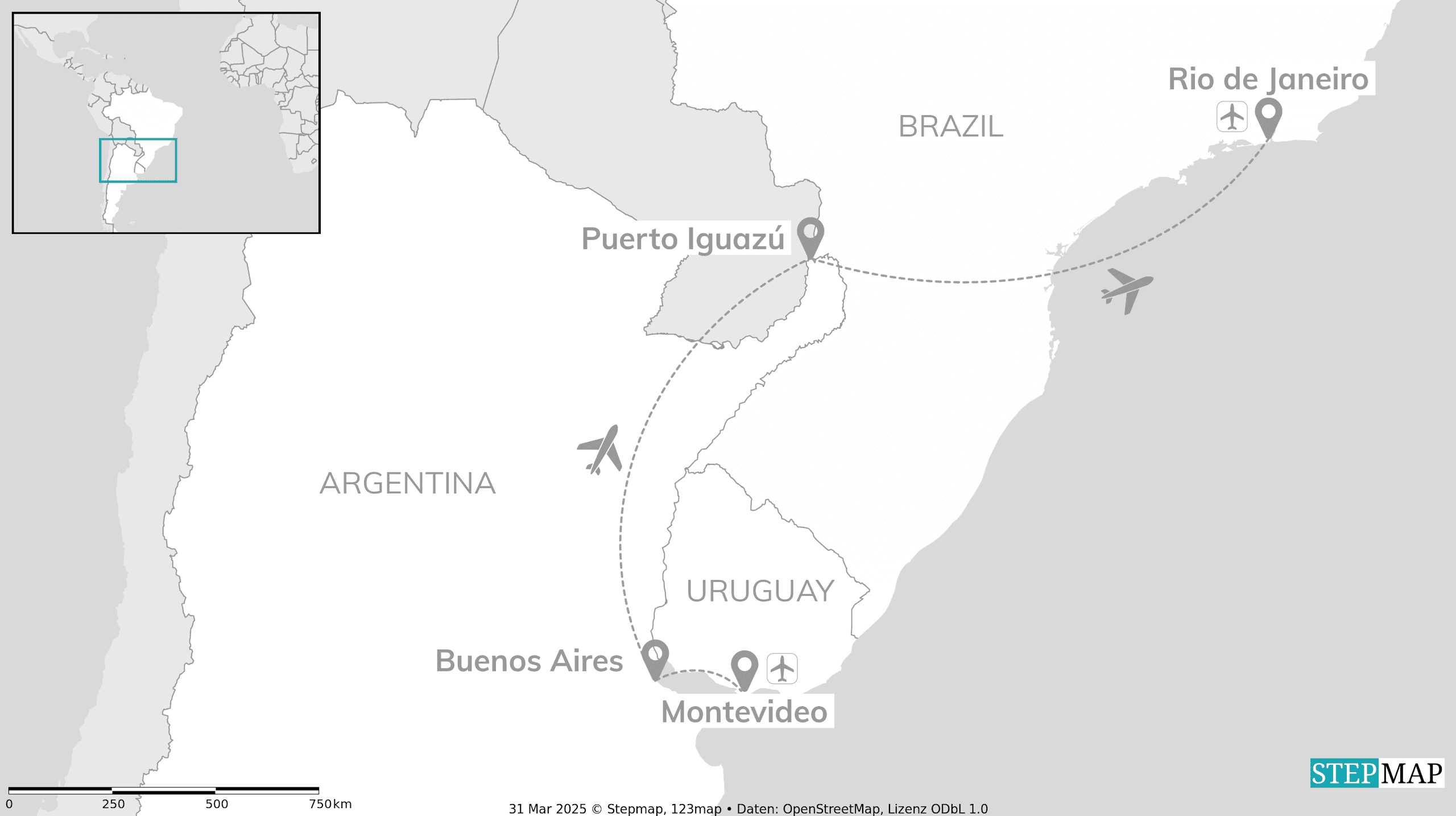 Argentina, Brazil, Uruguay: Copacabana to Iguazú Falls