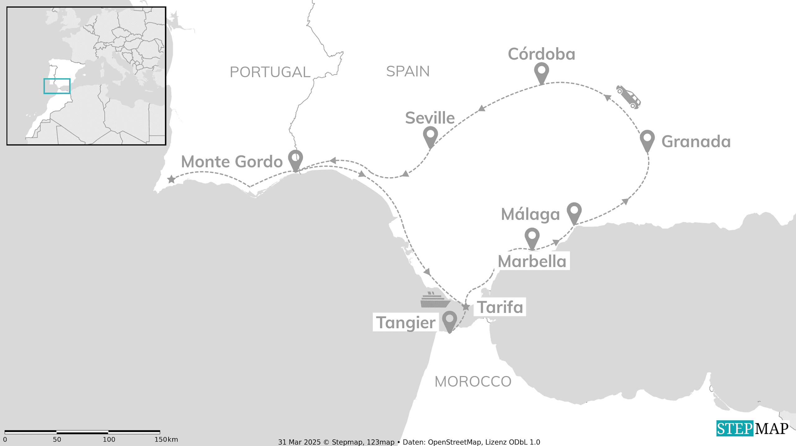 Spain, Portugal, Morocco: A road trip of contrasts!